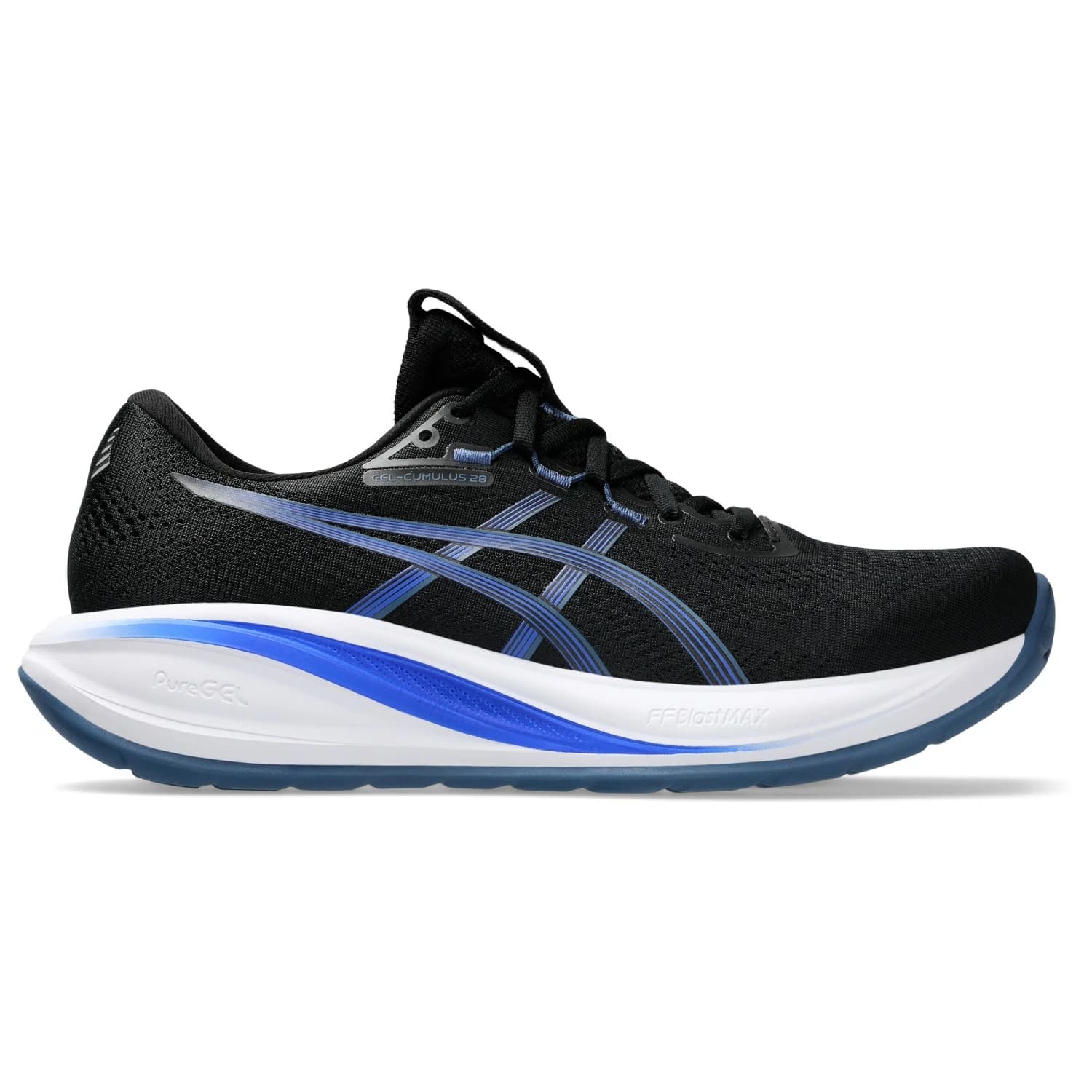 Мъжки маратонки Asics Gel-Cumulus 28 Running shoes - Black / Neon Blue