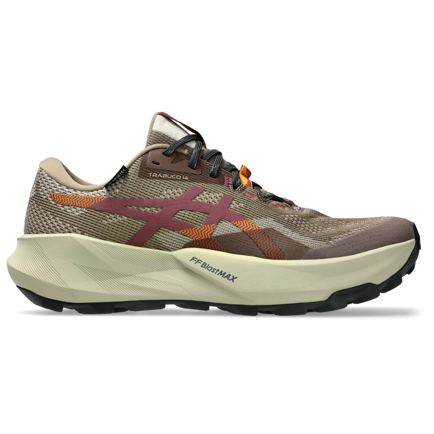 Мъжки маратонки Asics Trabuco 14 GTX Trail running shoes - Taupe Grey / Oatmeal