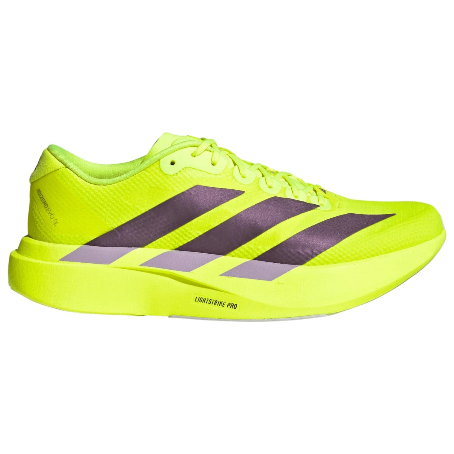 Мъжки маратонки adidas Adizero Evo SL Woven Running shoes - Solar Yellow / Aurora Plum / Powder Plum