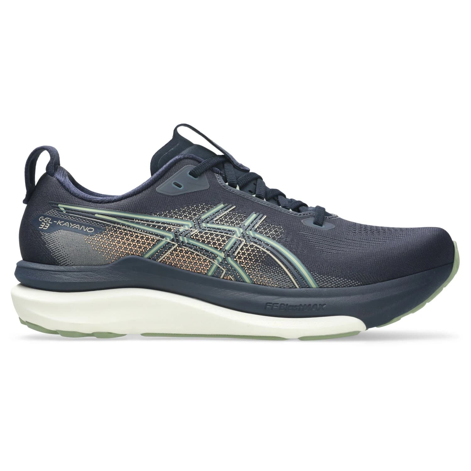 Мъжки маратонки Asics Gel-Kayano 33 Running shoes - Midnight / Khaki Green