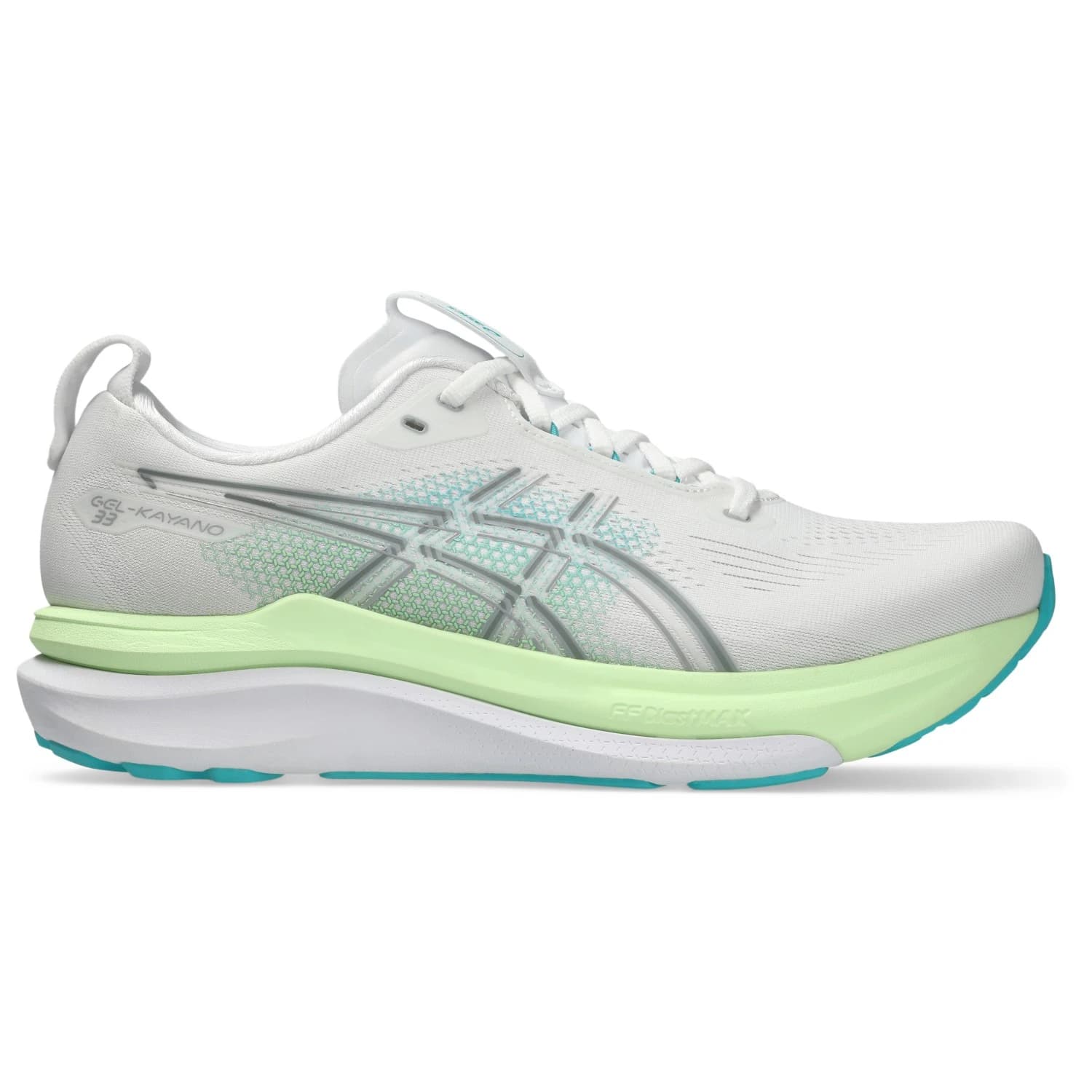 Мъжки маратонки Asics Gel-Kayano 33 Running shoes - White / Energy Aqua