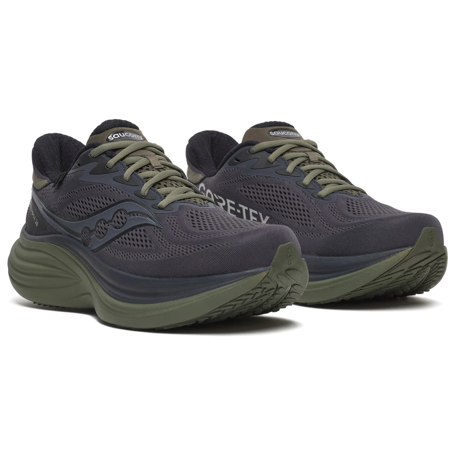 Маратонки Saucony Triumph 24 GTX Running shoes - Ebony / Fatigue