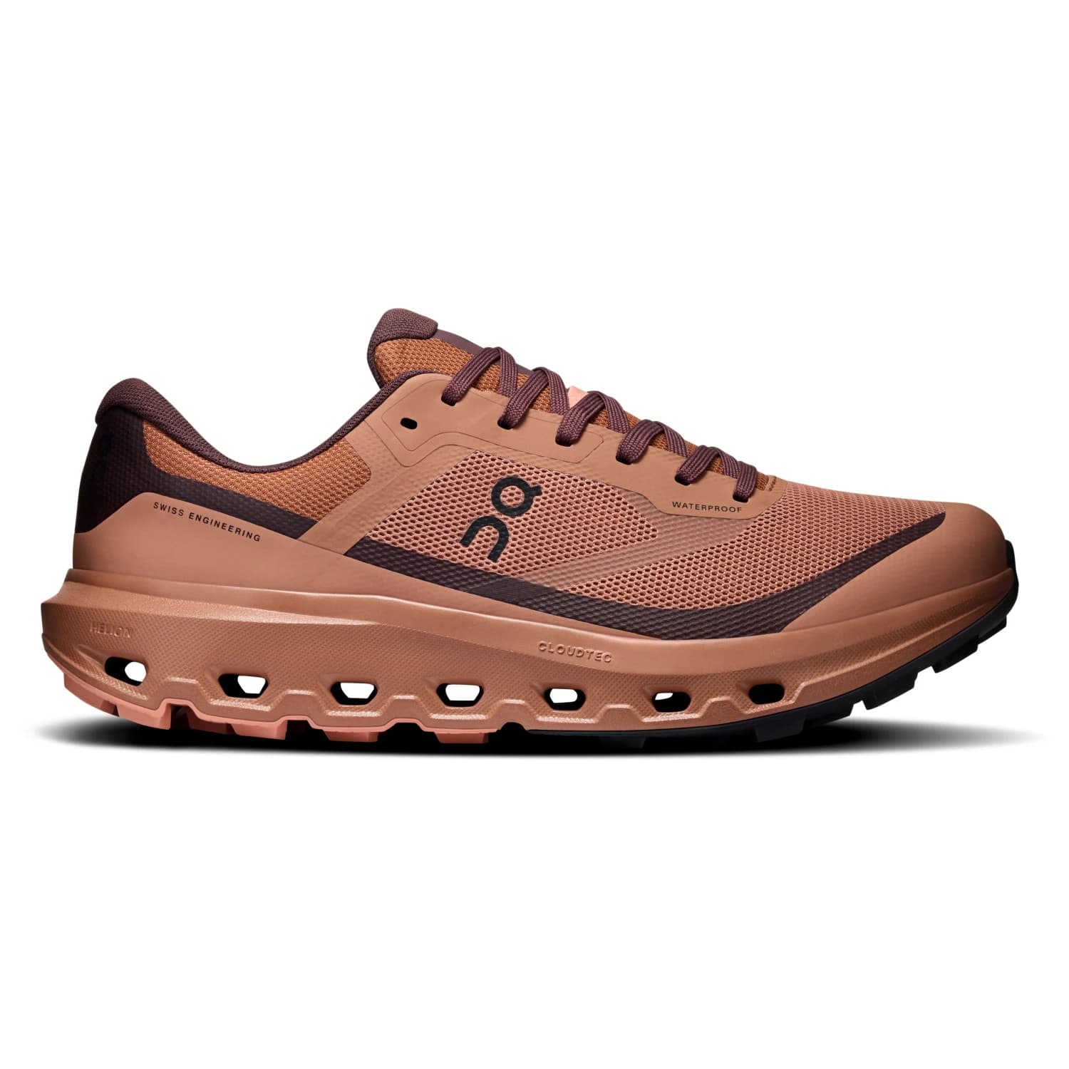 Маратонки On Cloudvista 3 Waterproof Trail running shoes - Portobello / Mulberry
