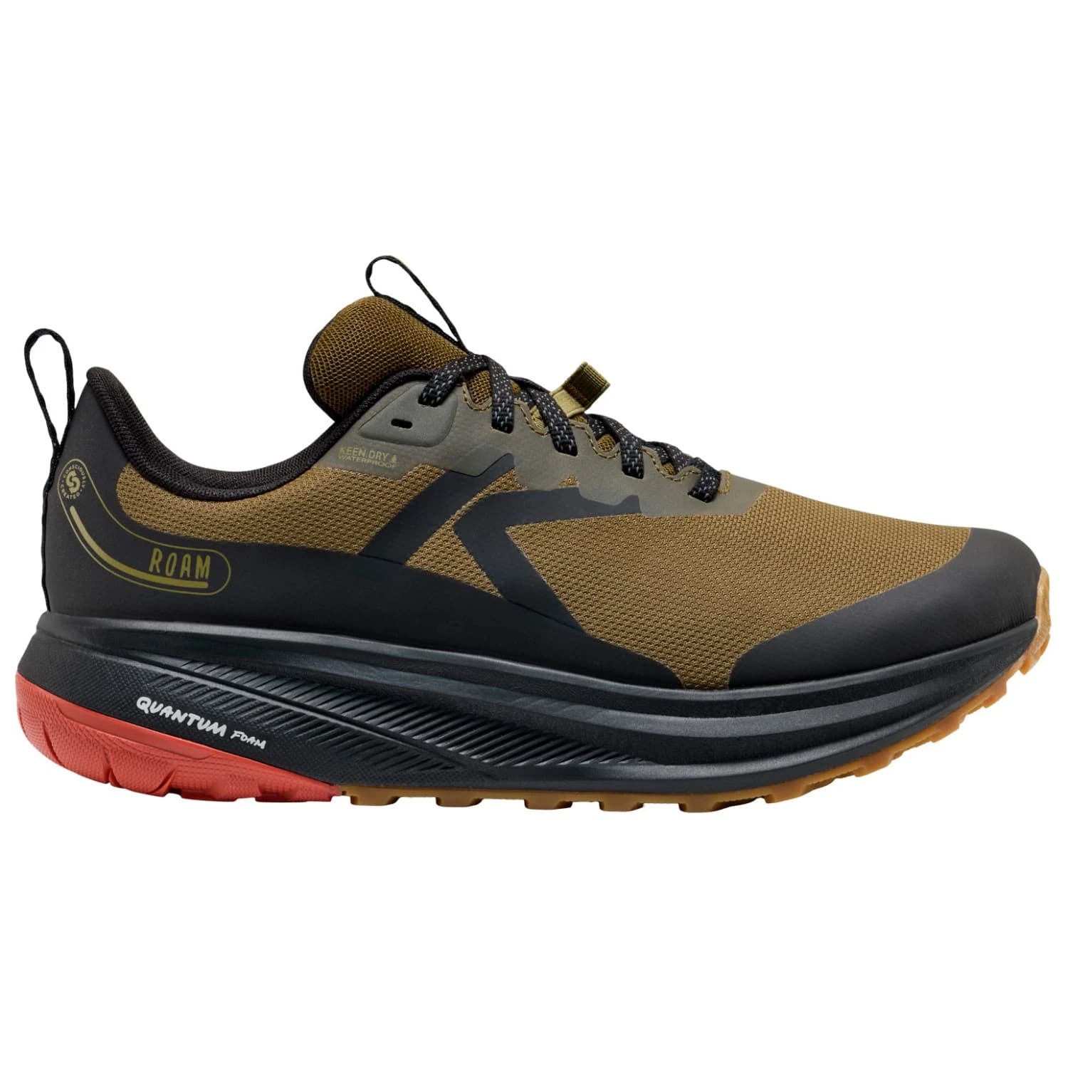 Мъжки маратонки Keen Roam WP Trail running shoes - Dark Olive / Burnt Brick