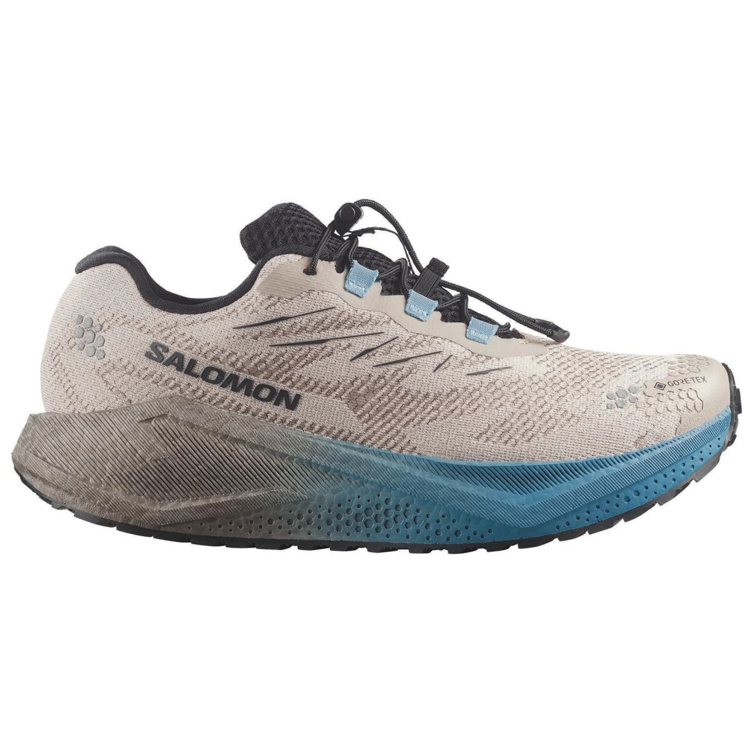 Мъжки маратонки Salomon Aero Blaze 4 GRVL GTX Running shoes - Oxford Tan / Black / Niagara