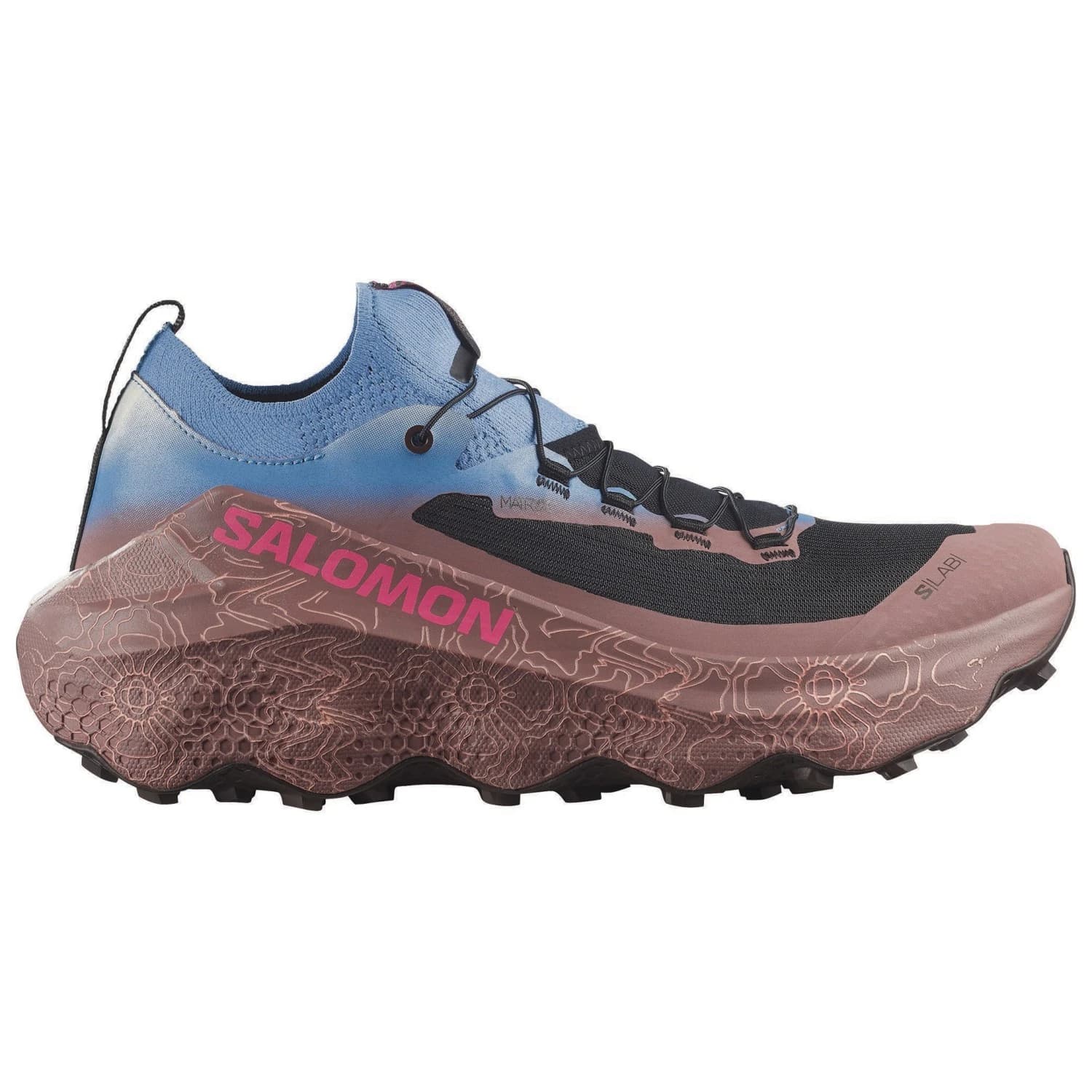 Маратонки Salomon S/Lab Ultra Glide 2 Limited Courtney Edition Trail running shoes - Ebb And Flow / Rose Taupe / Knockout Pink