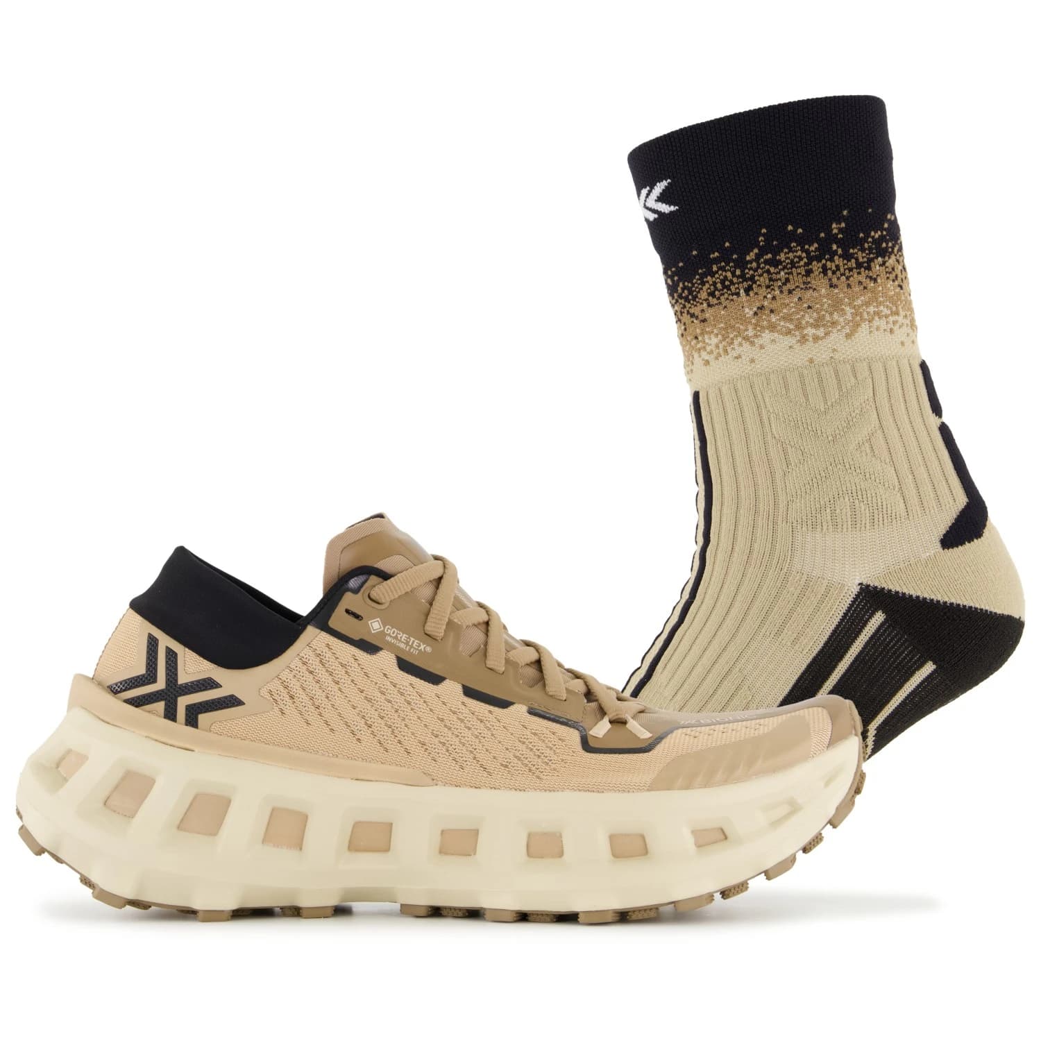 Маратонки X-Bionic Terraskin X03 GORE-TEX Trail running shoes - Dark Sand / Light Sand
