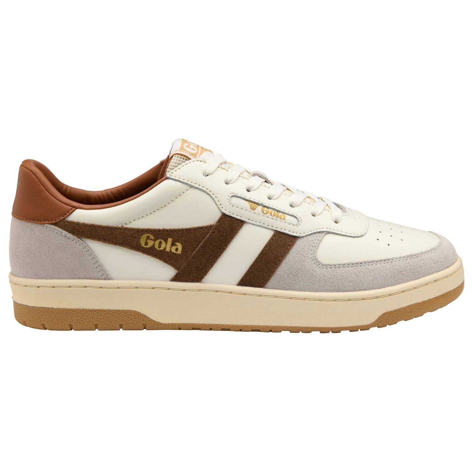 Мъжки маратонки Gola Hawk Sneakers - Off White / Otter / Umber