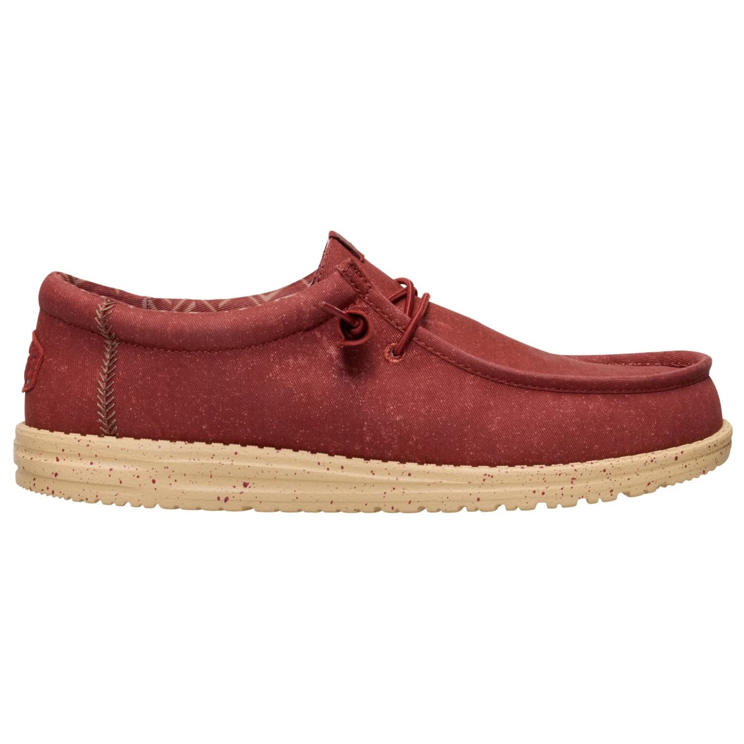 Мъжки маратонки HeyDude Wally Canvas Sneakers - Burnt Red / Boulder Tan