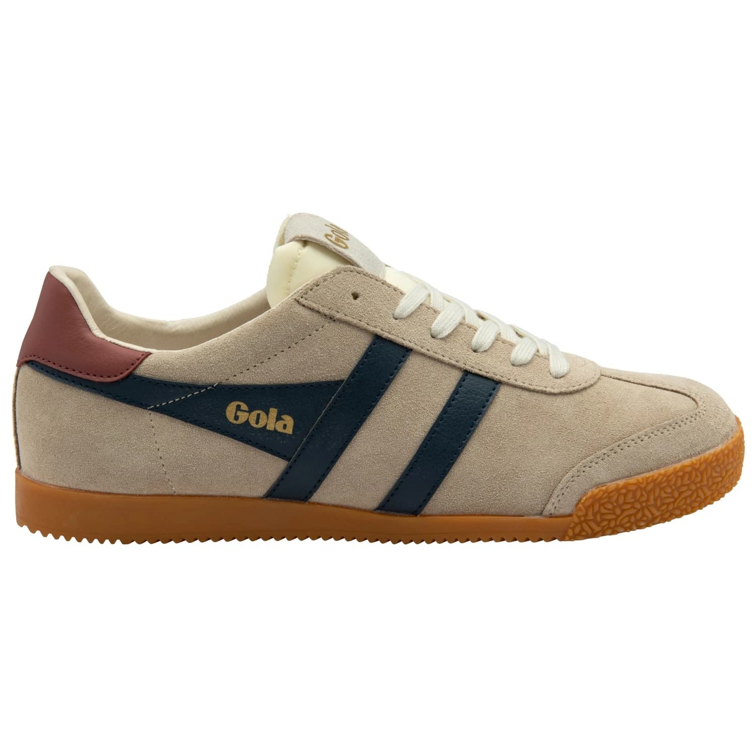 Мъжки маратонки Gola Elan Sneakers - Bone / Navy / Red Ochre