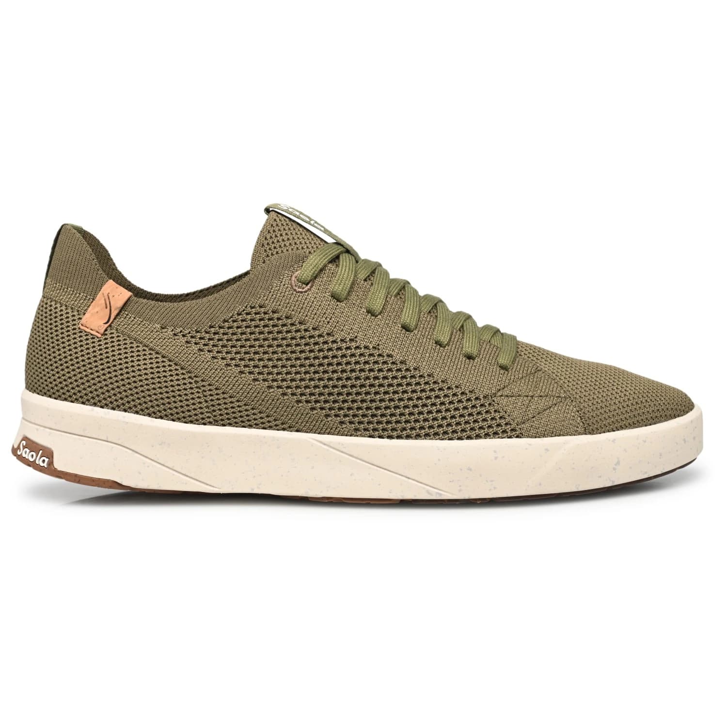 Мъжки маратонки Saola Cannon Knit 2.0 Sneakers - Burnt Olive