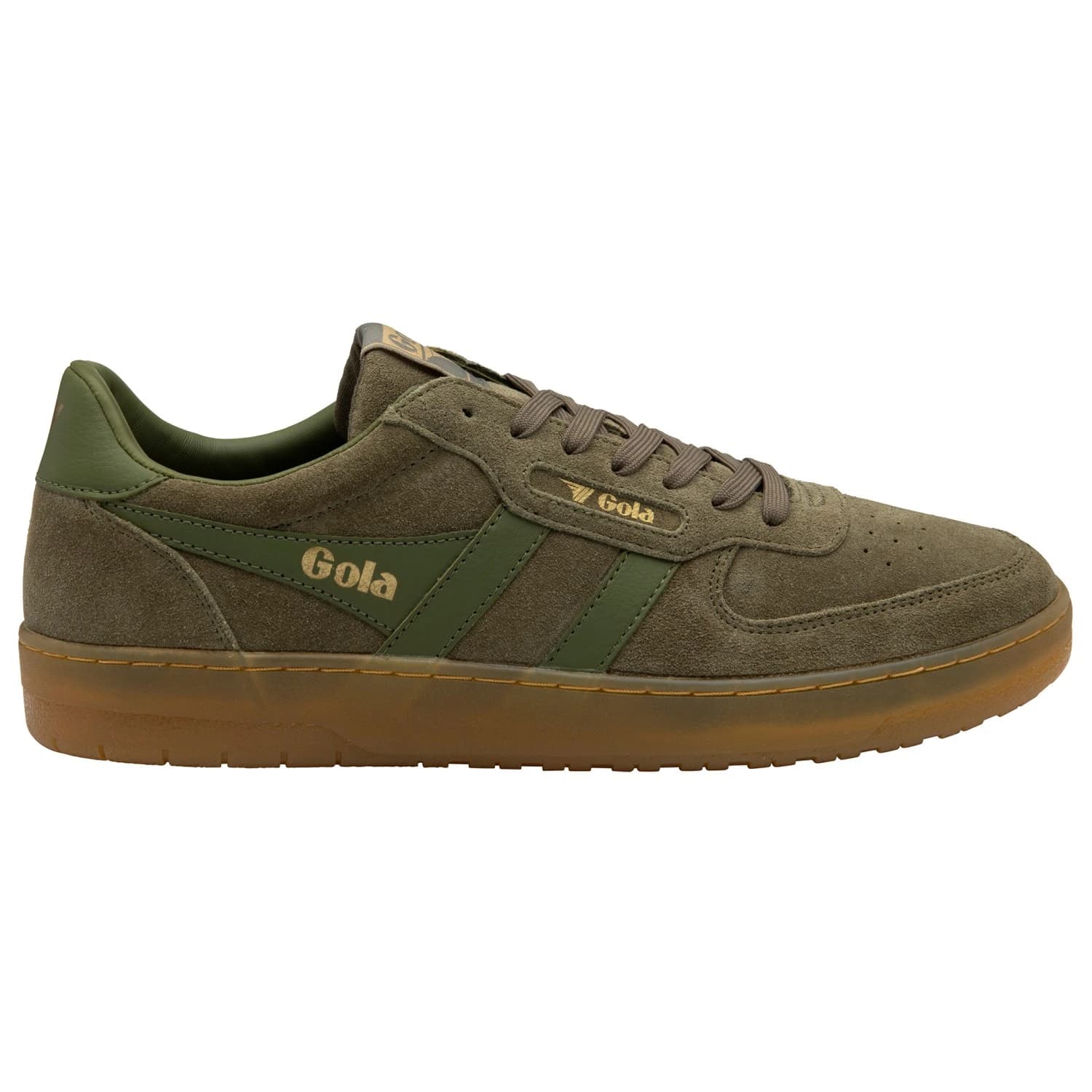 Мъжки маратонки Gola Hawk Suede '86 Sneakers - Khaki / Gum