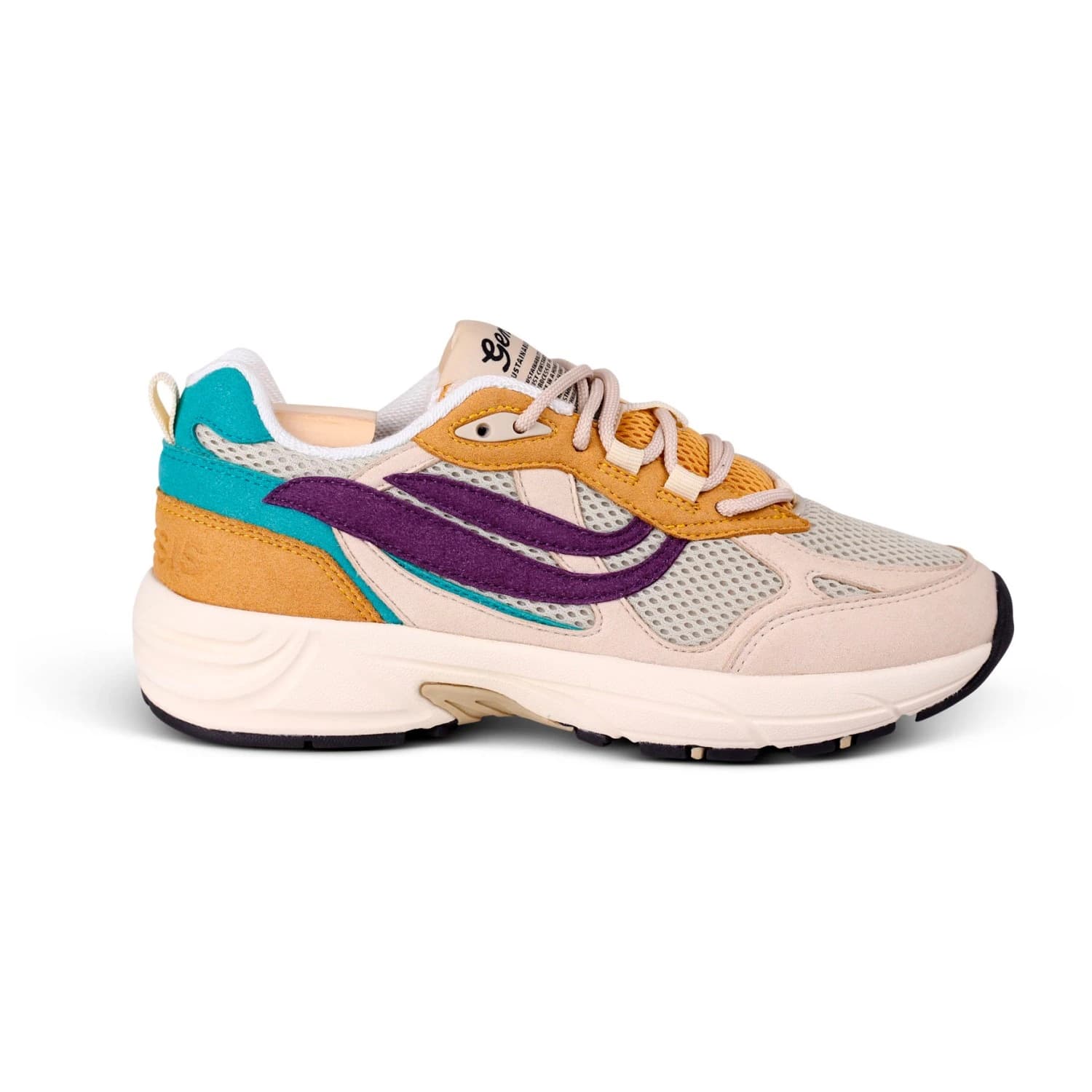 Маратонки Genesis footwear G-Eco`99 Multi Flowers Sneakers - Sand / Wheat / Purple / Petrol
