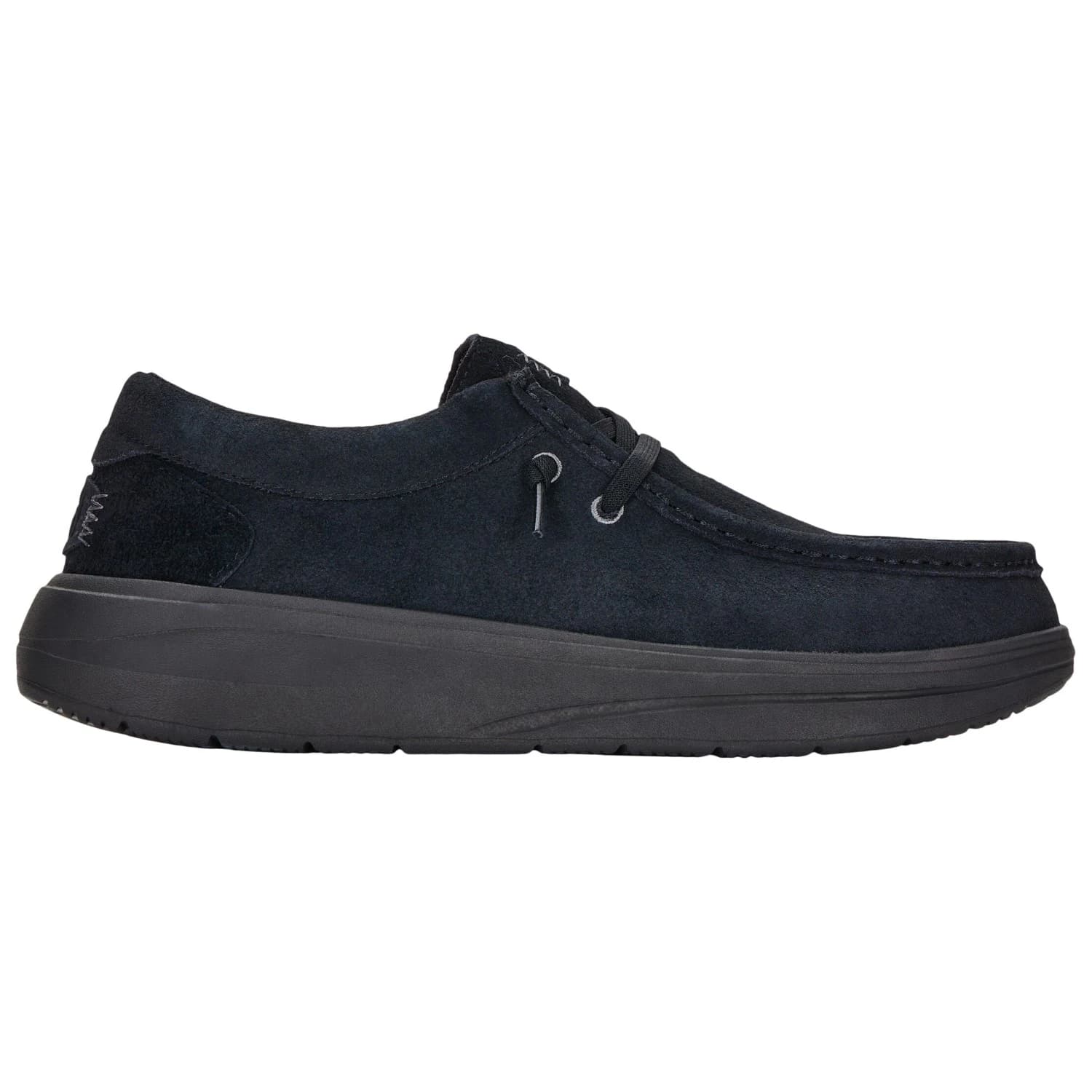 Мъжки маратонки HeyDude Wally COMF Suede Sneakers - Black
