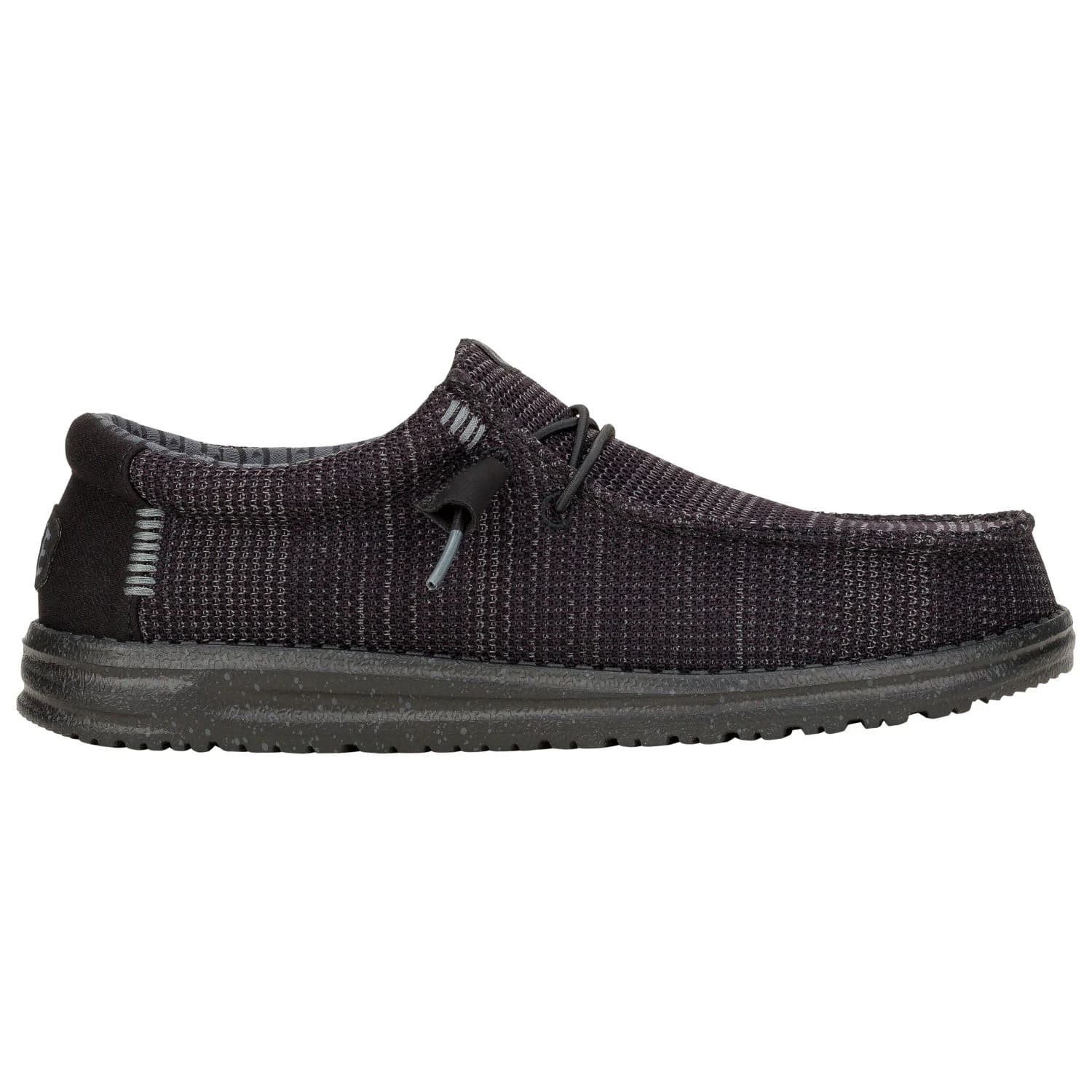 Мъжки маратонки Heydude Wally Stretch Sox Sneakers - Black / Black