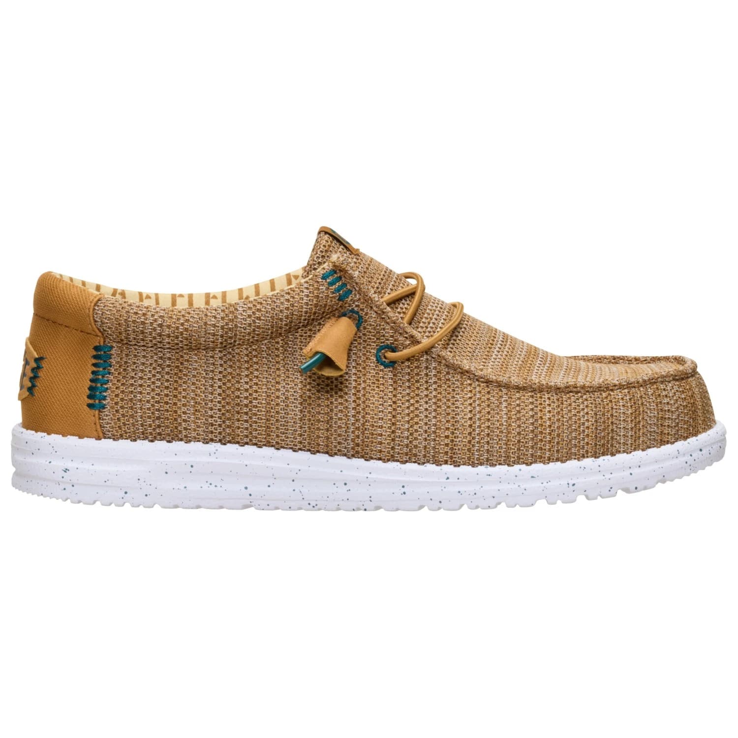 Мъжки маратонки Heydude Wally Stretch Sox Sneakers - Bone Brown / Multi