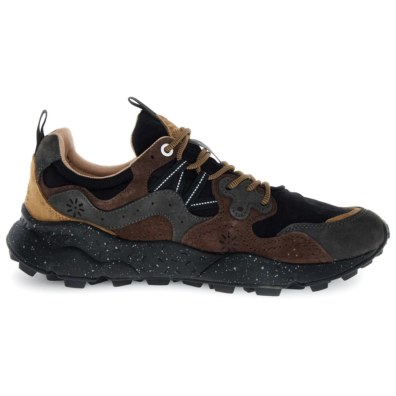 Мъжки маратонки Flower Mountain Yamano 3 Sneakers - Dark Grey / Black / Dark Brown