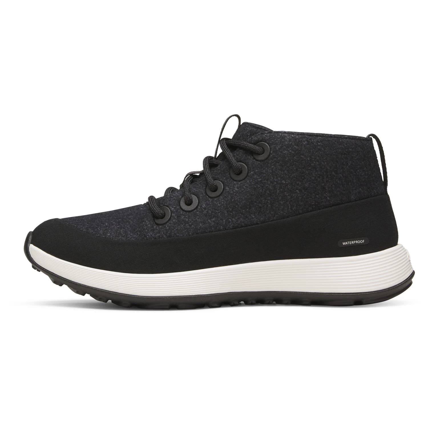 Мъжки маратонки Allbirds Wool Runner NZ Mid Waterproof Sneakers - Natural Black / Natural White