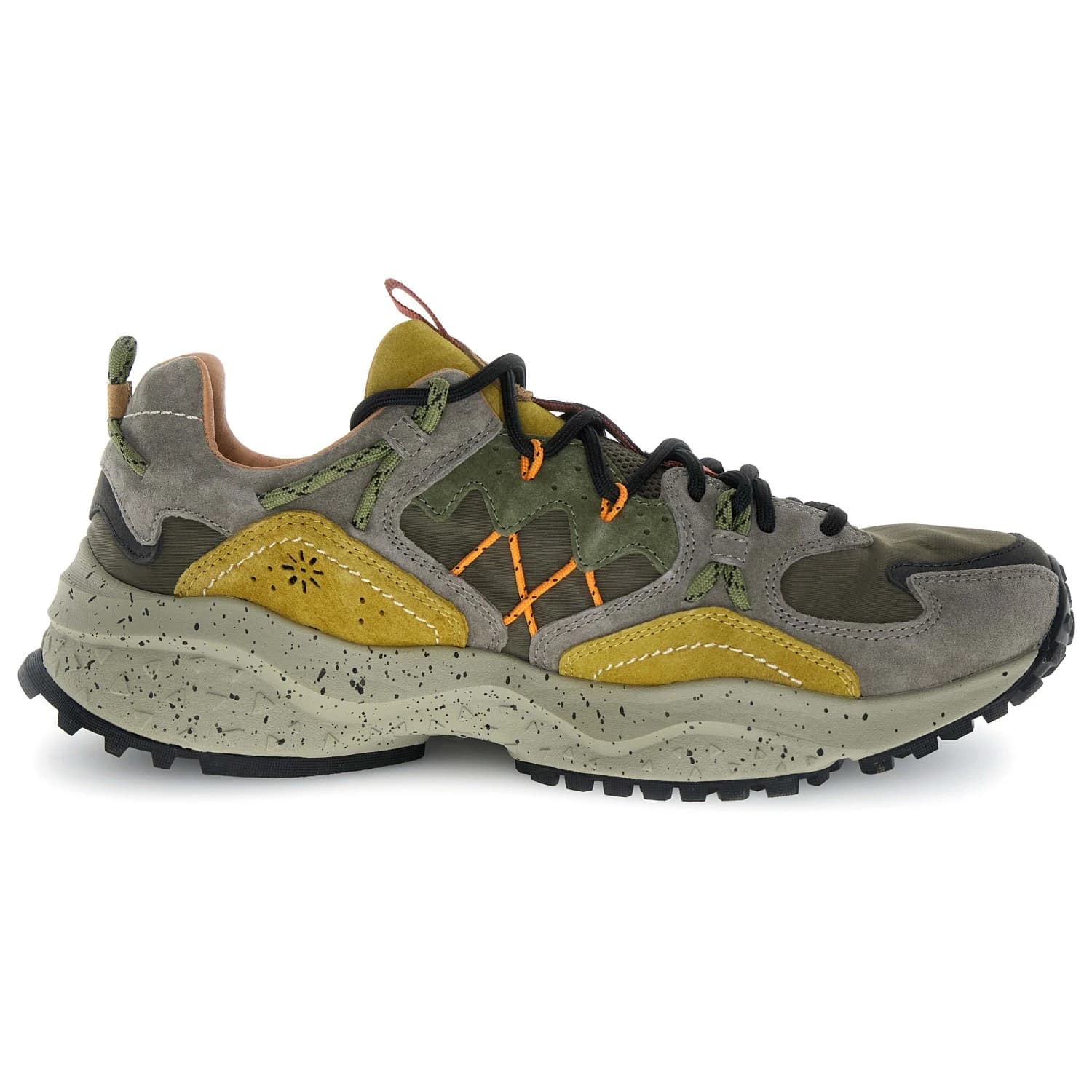Мъжки маратонки Flower Mountain Yamabushi Sneakers - Mud / Dark Brown / Acid