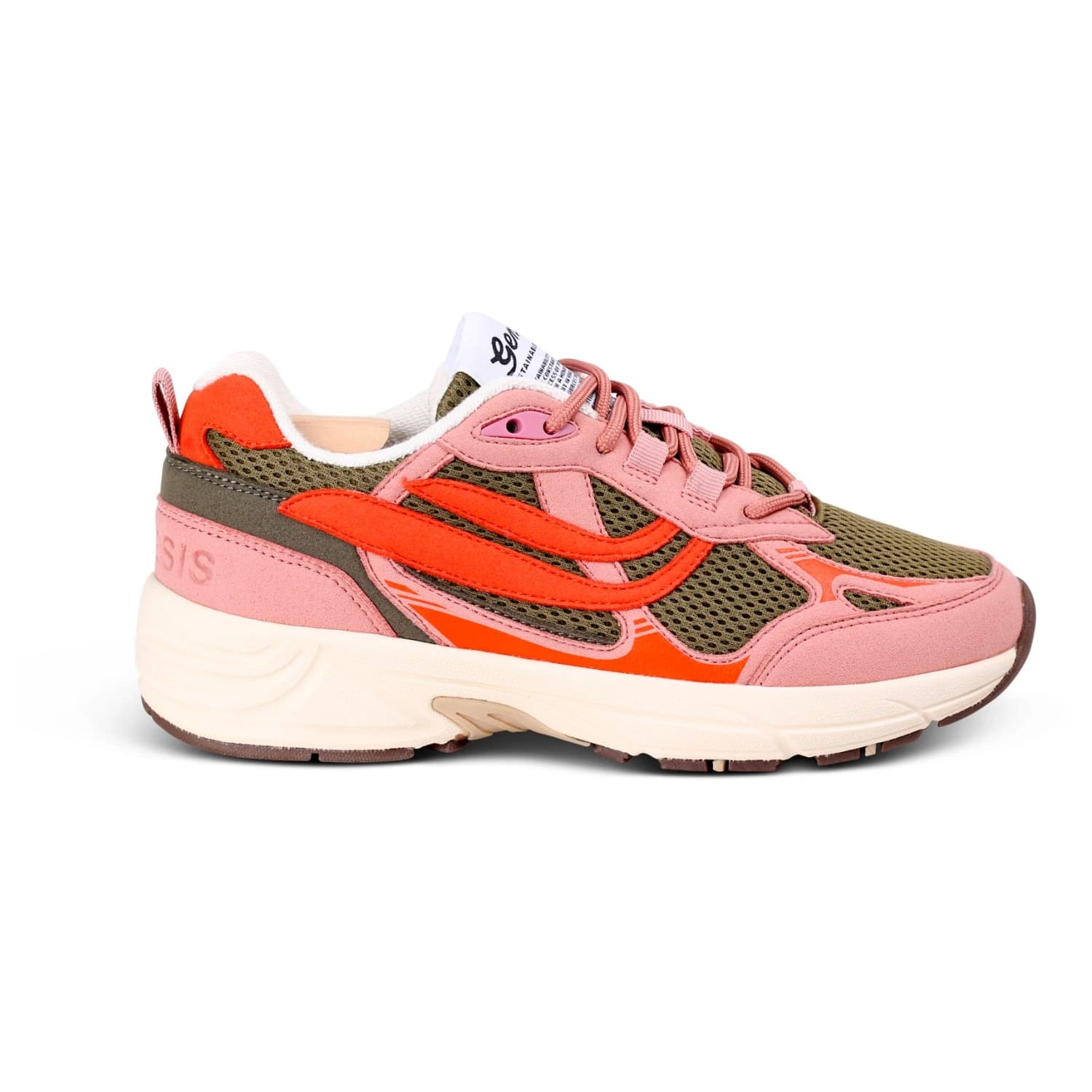 Маратонки Genesis footwear G-Eco`99 Multi Colour Sneakers - Old Rose / Olive / Orange