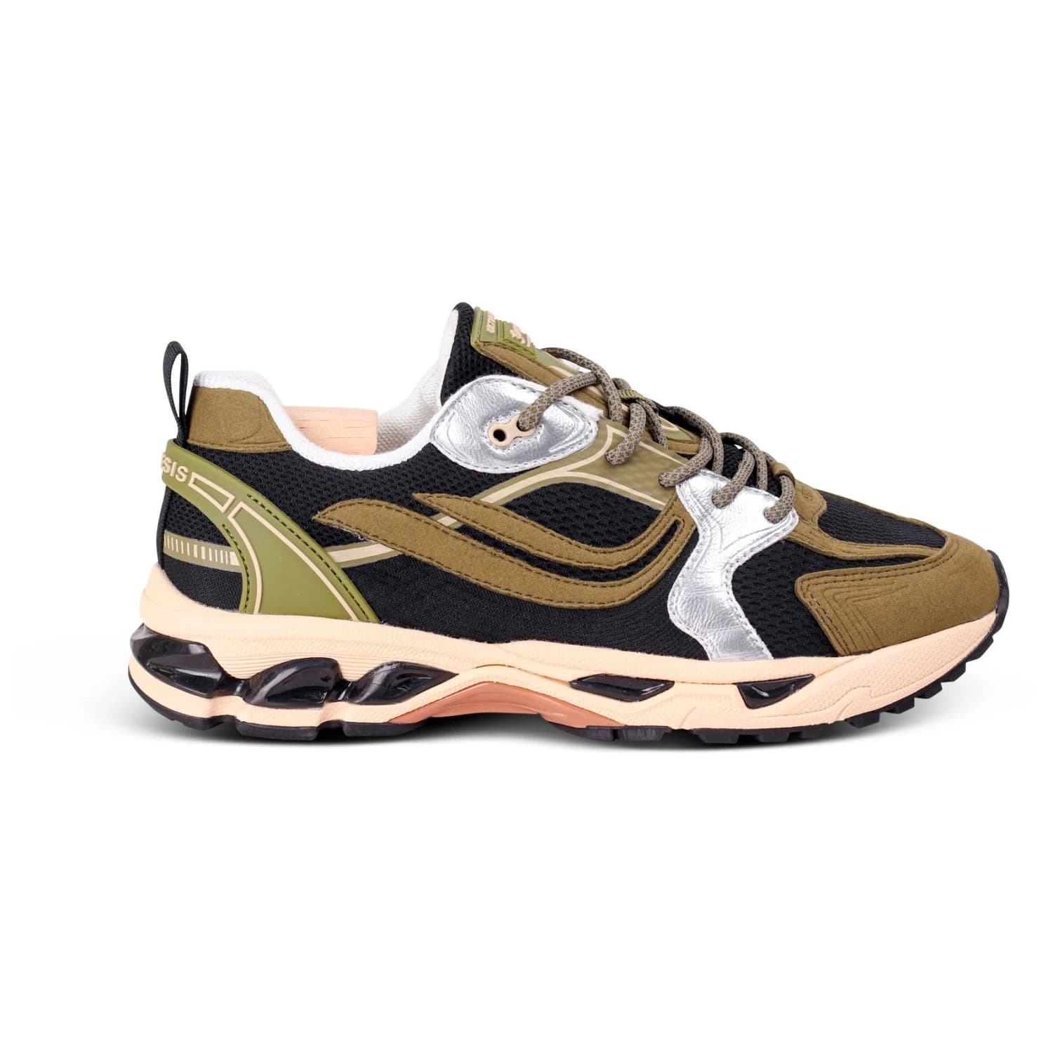 Маратонки Genesis Footwear G-Ultra Rec Rub Sneakers - Olive / Silver / Black