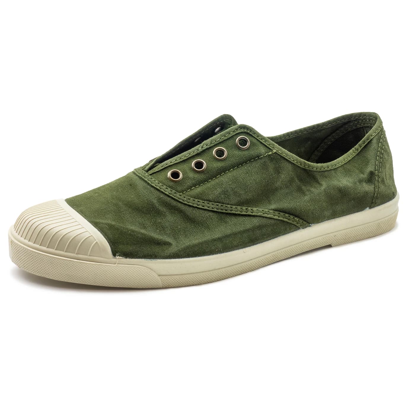 Мъжки маратонки Natural World Ingles Elastico Enzimatico Sneakers - Kaki Enz