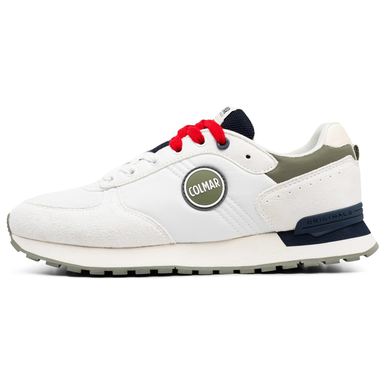 Мъжки маратонки Colmar Active Travis Authentic Sneakers - White / Military Green / Navy