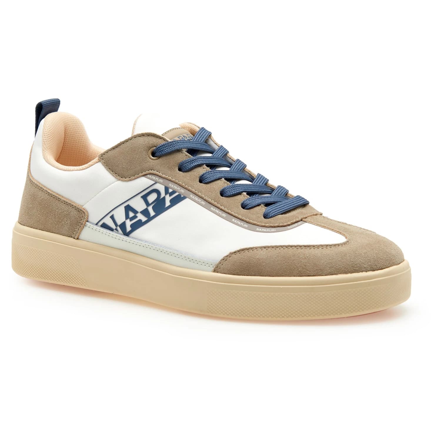 Мъжки маратонки Napapijri Bark 01 Sneakers - White / Beige