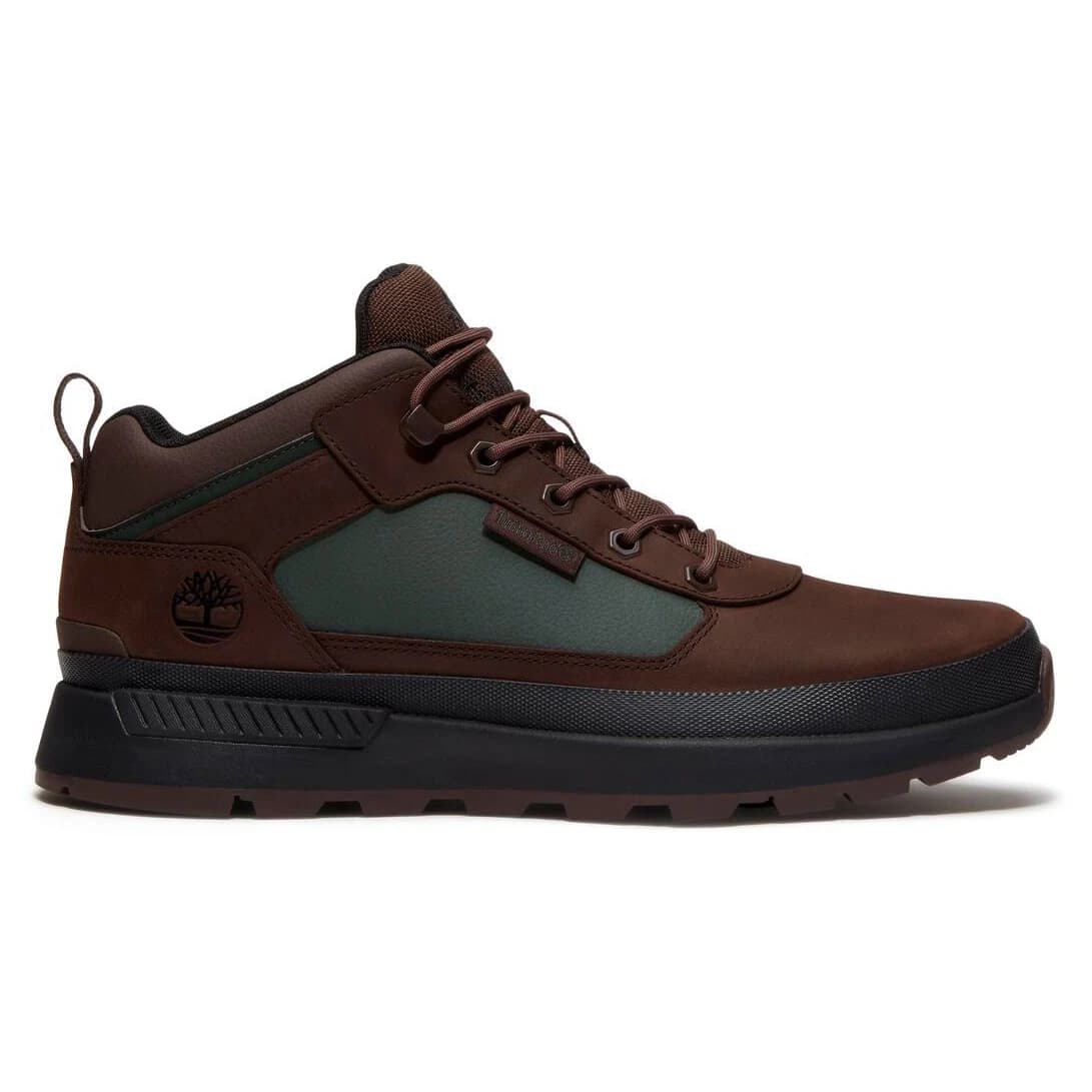 Мъжки маратонки Timberland Field Trekker Low Lace Up Sneaker - Dark Brown / Nubuck / W Dark Green