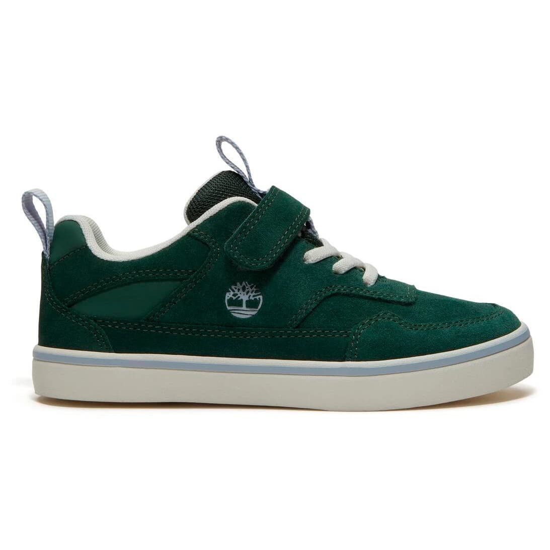 Детски маратонки Timberland Kid's Stone Jump Low Hook & Loop Sneaker - Medium Green Suede