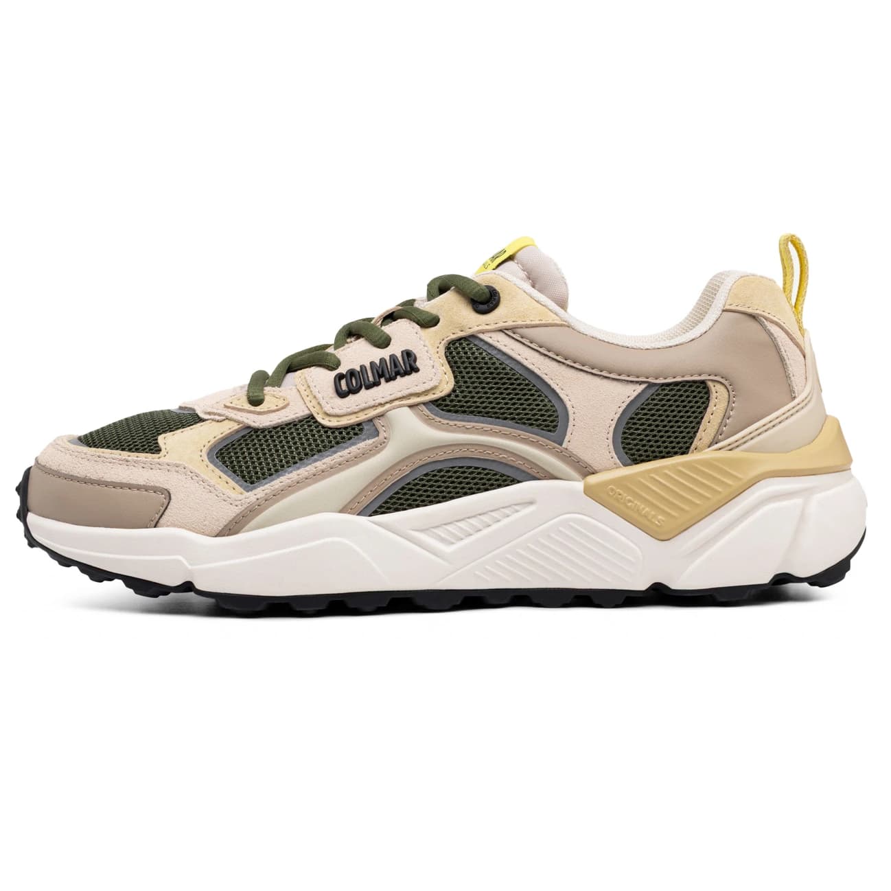 Мъжки маратонки Colmar Active Garner Sneakers - Field / Military Green / Warm Gray / Lime