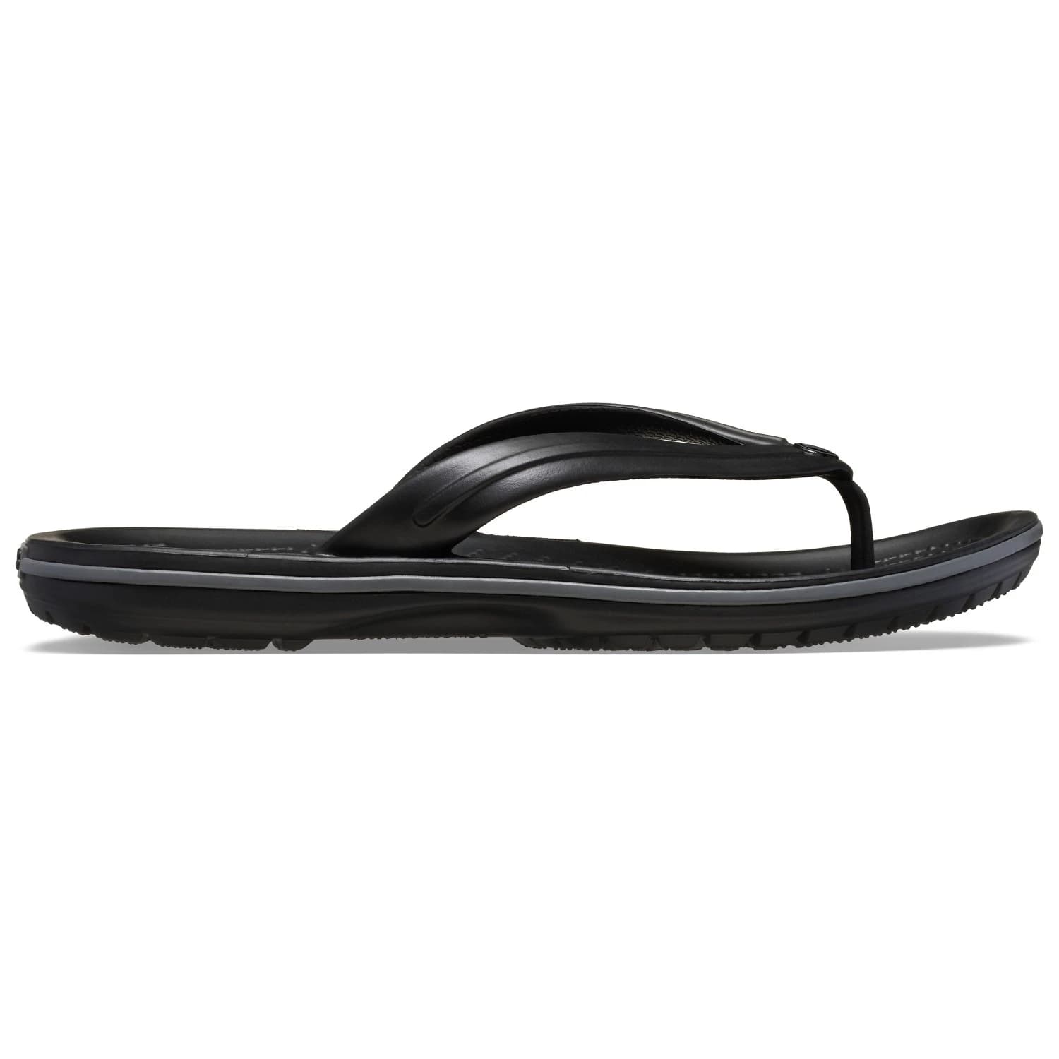 Сандали Crocs Crocband Flip Sandals - Black / Slate Grey