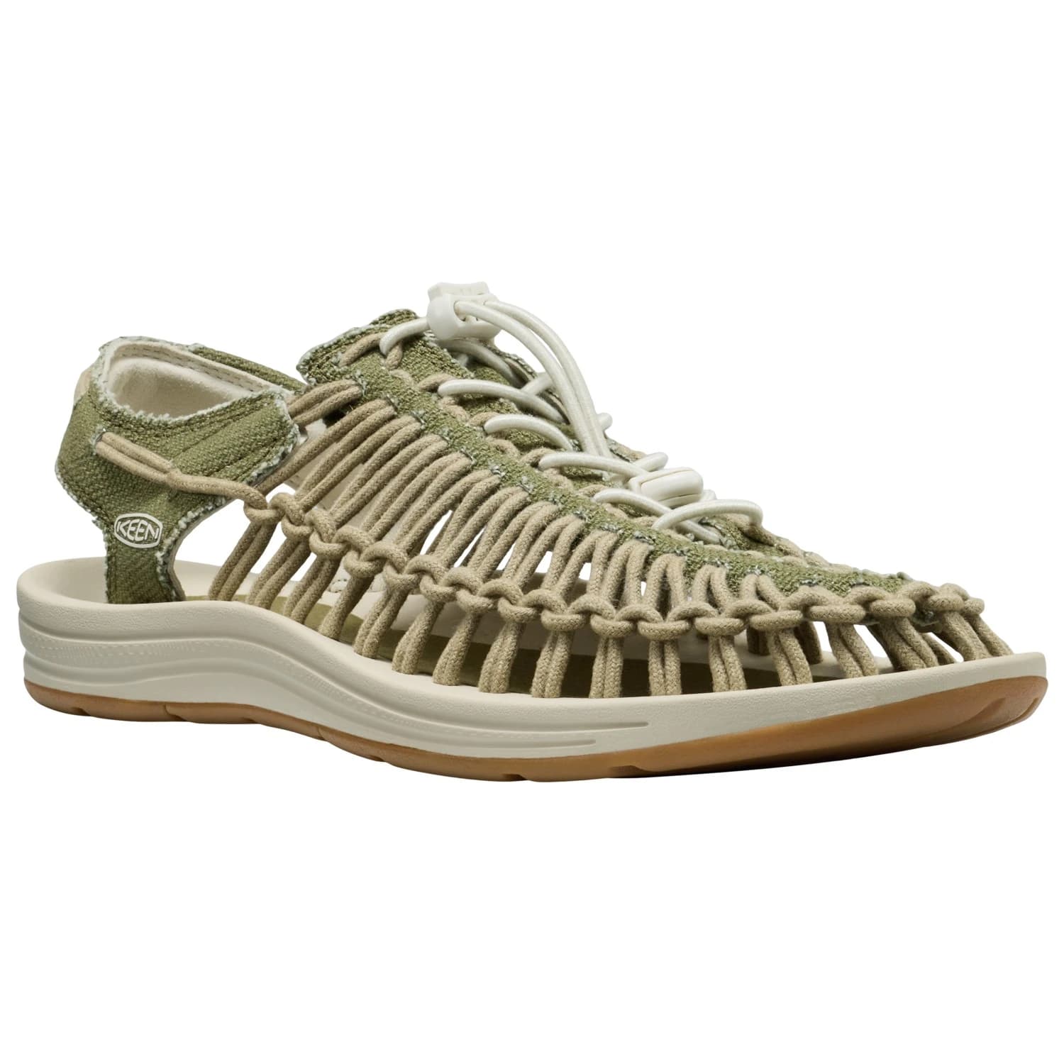 Мъжки сандали Keen Uneek Canvas Sandals - Martini Olive / Birch