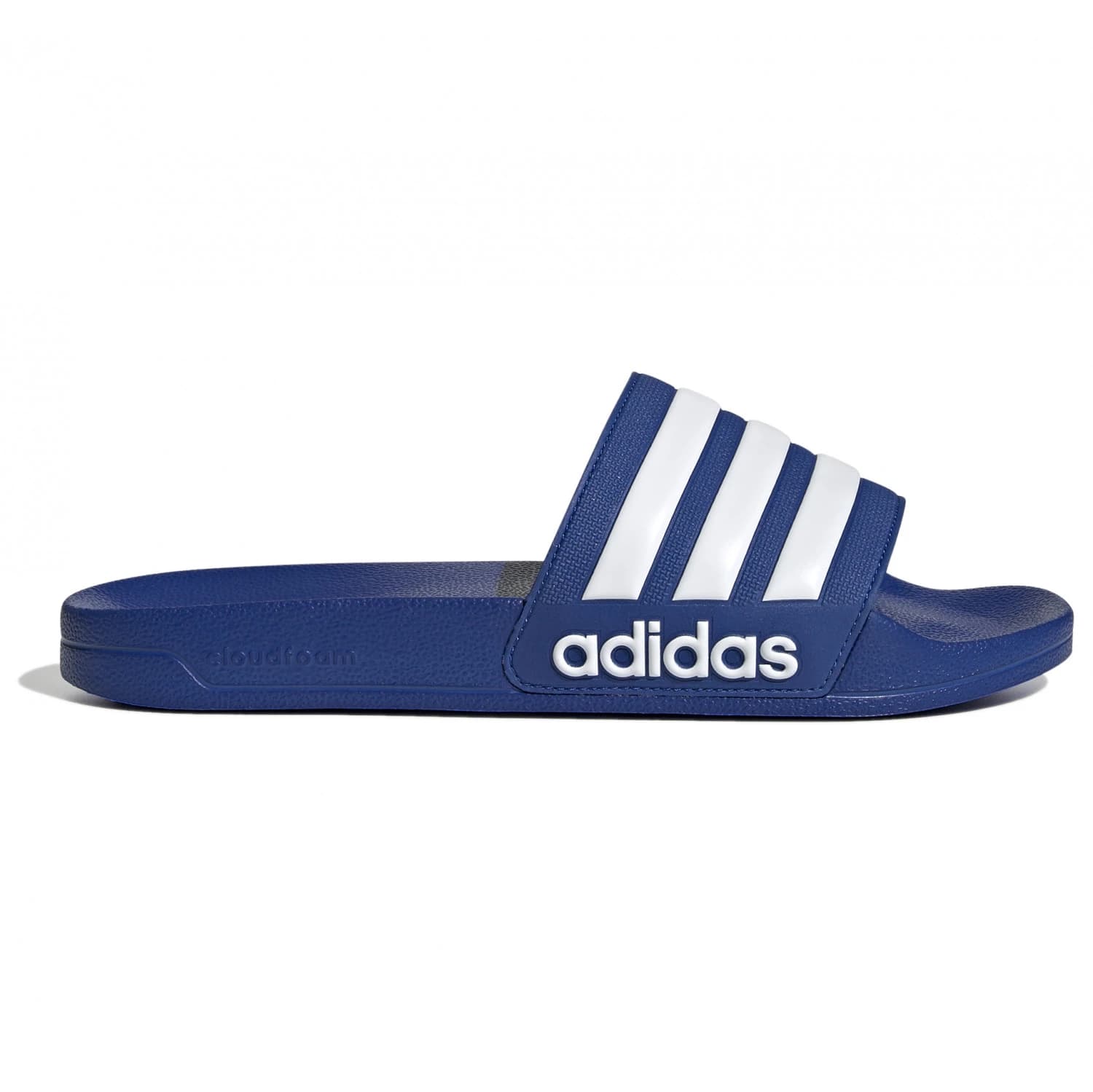 Сандали adidas Adilette Shower with Lettering Sandals - Team Royal Blue / Ftwr White / Team Royal Blue