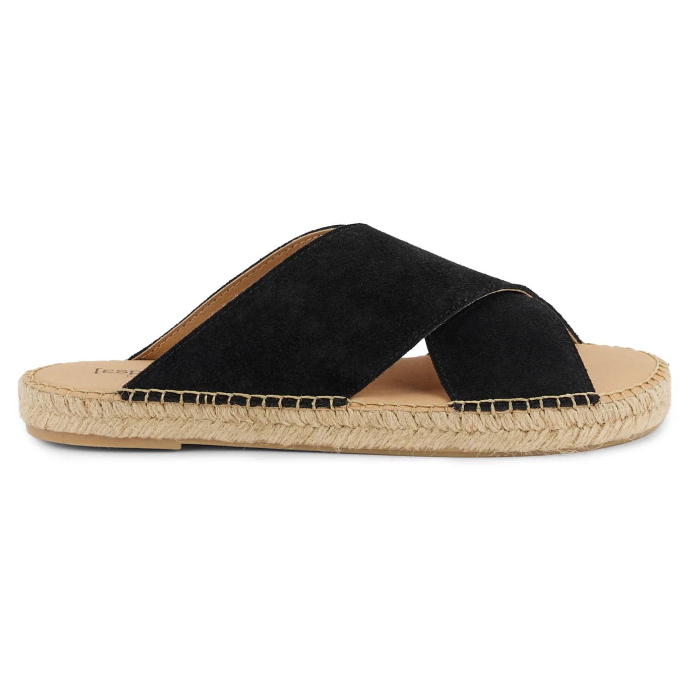 Мъжки сандали Espadrij Croisette Velour Sandals - Noir