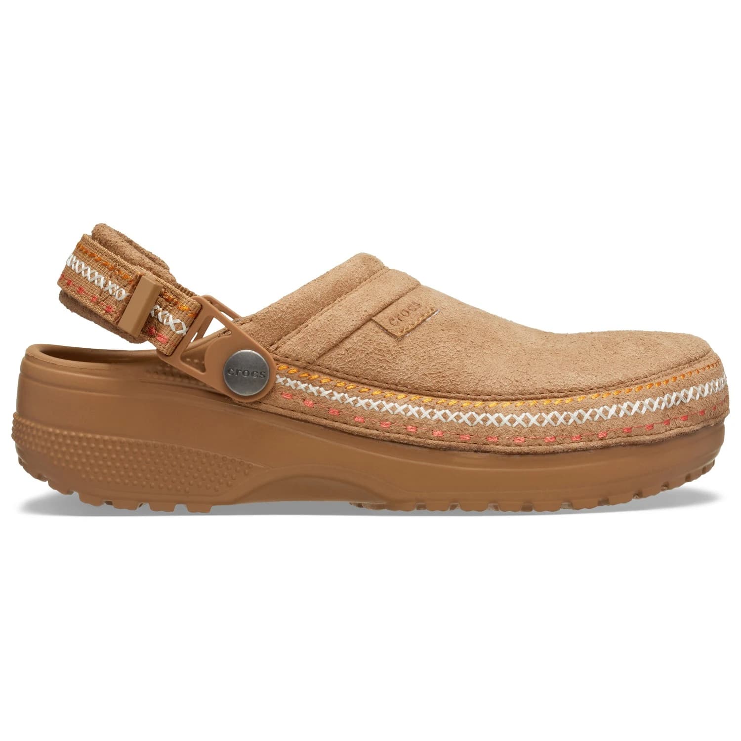 Сандали Crocs Classic Crafted Vegan Suede Stitch Sandals - Sepia