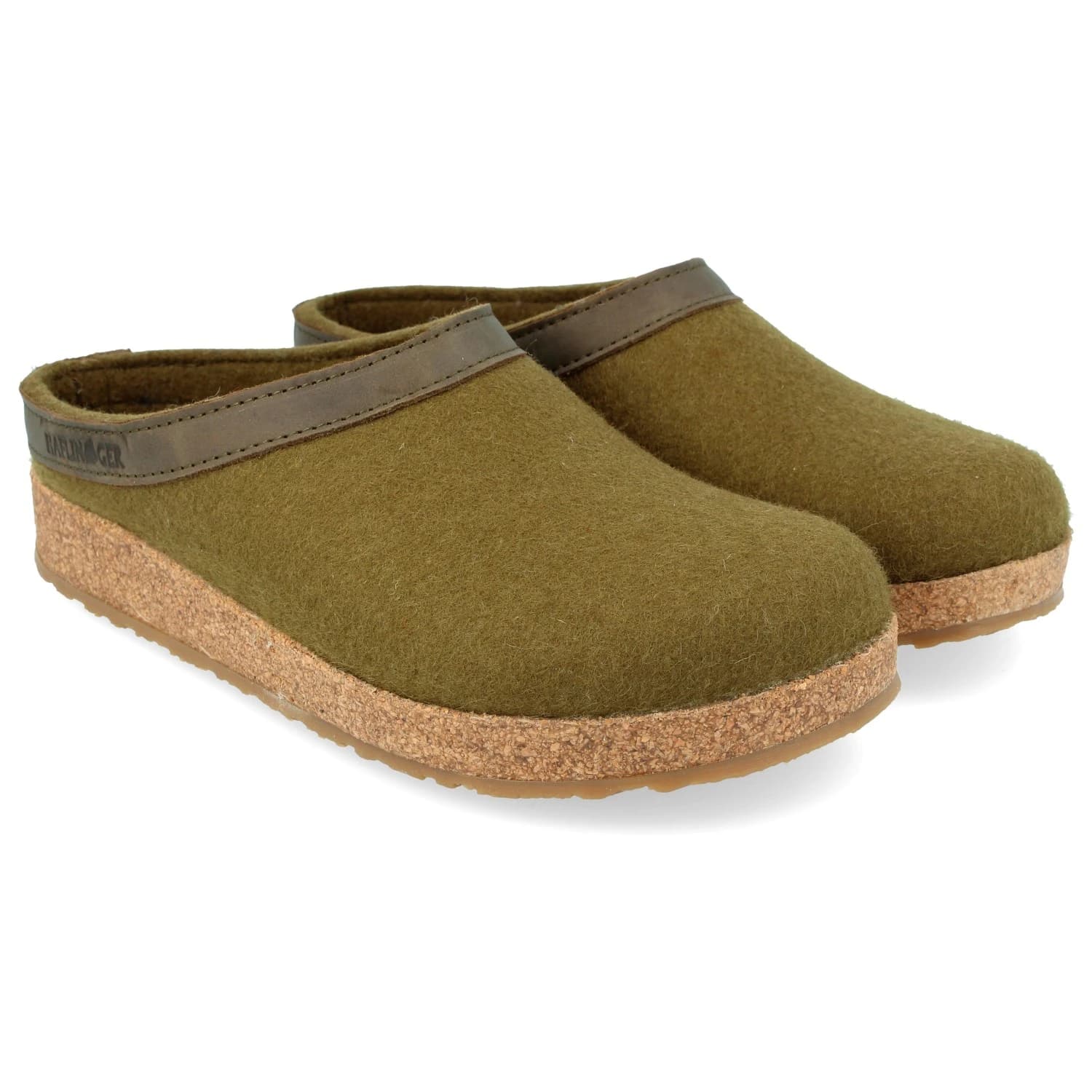 Пантофи Haflinger Grizzly Torben Slippers - Olive Green