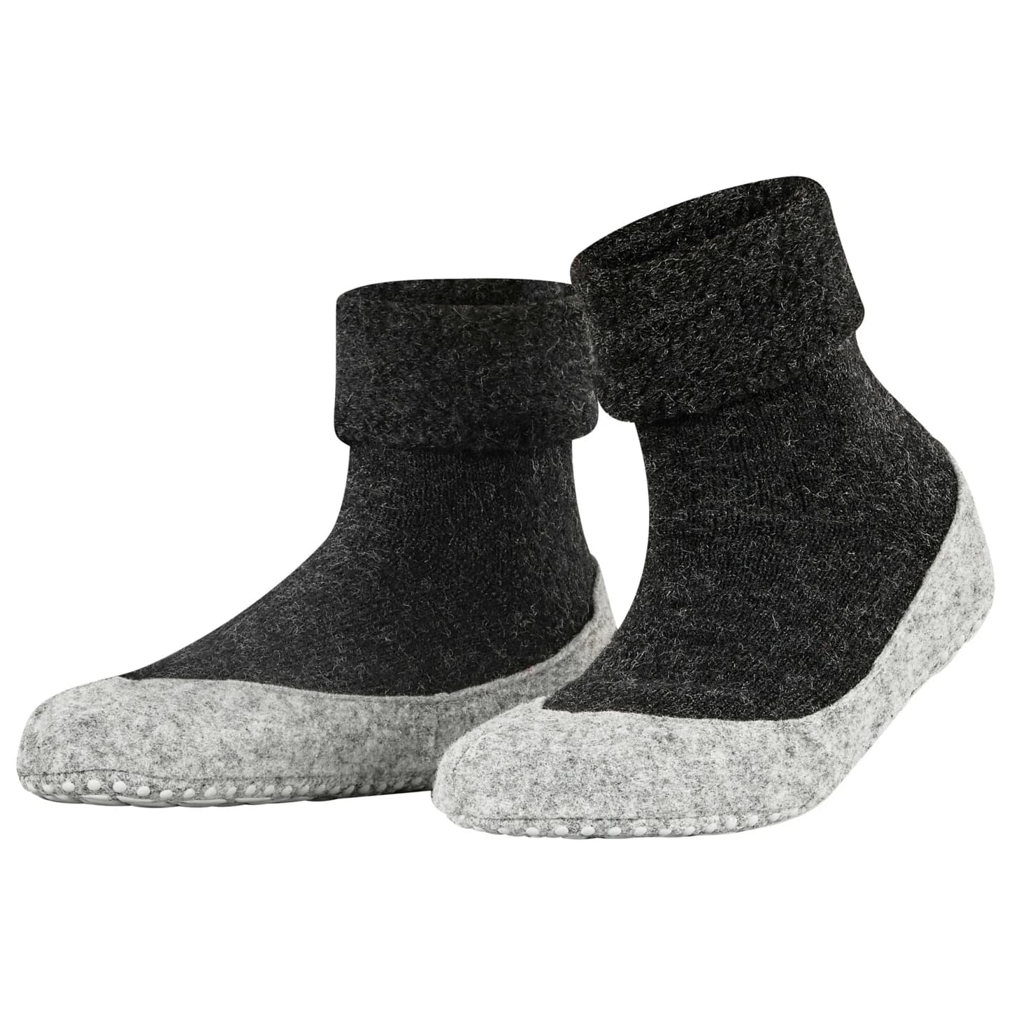 Дамски пантофи Falke Cosyshoe Cocooning Slippers - Anthracite Melange