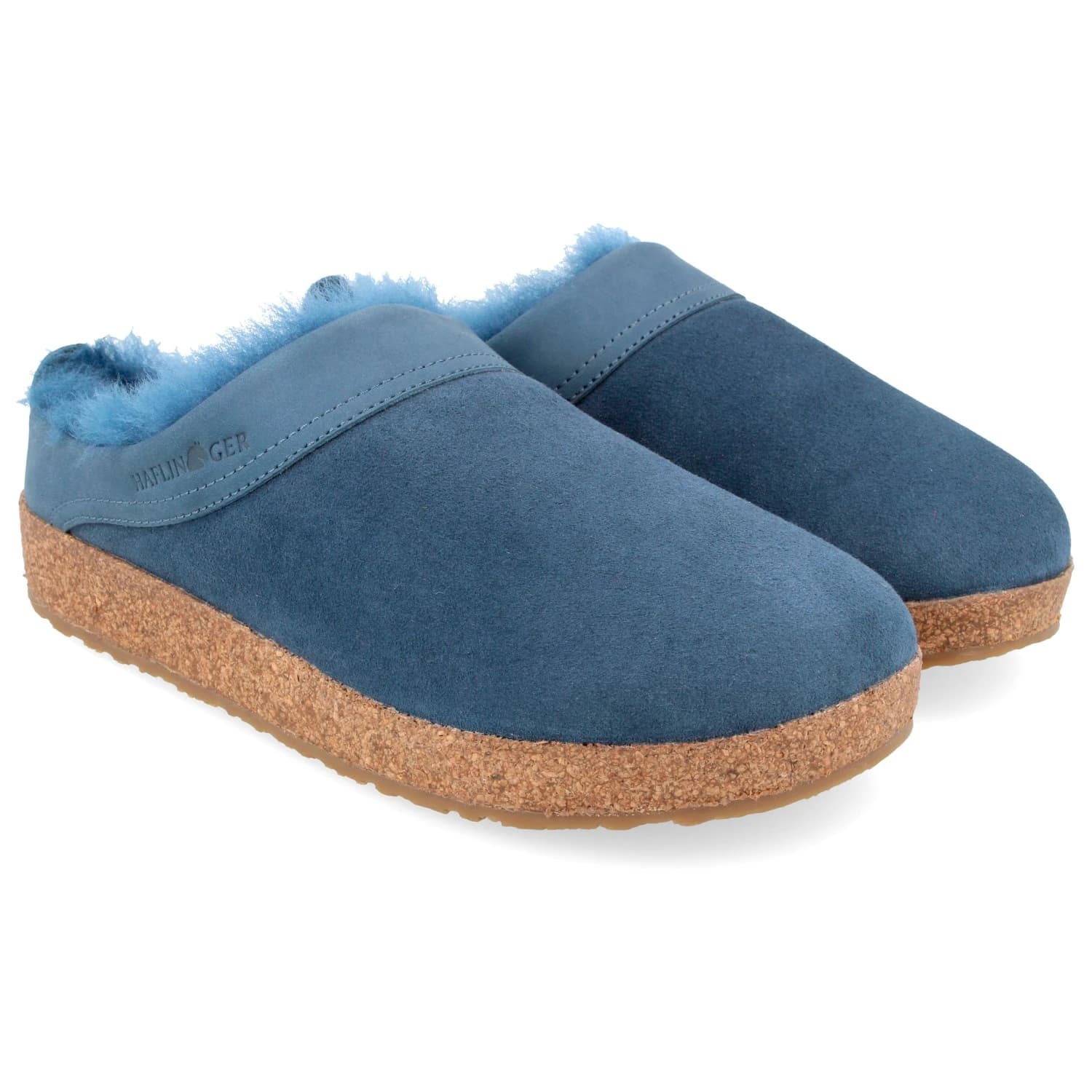 Пантофи Haflinger Snowbird Slippers - Mid Blue