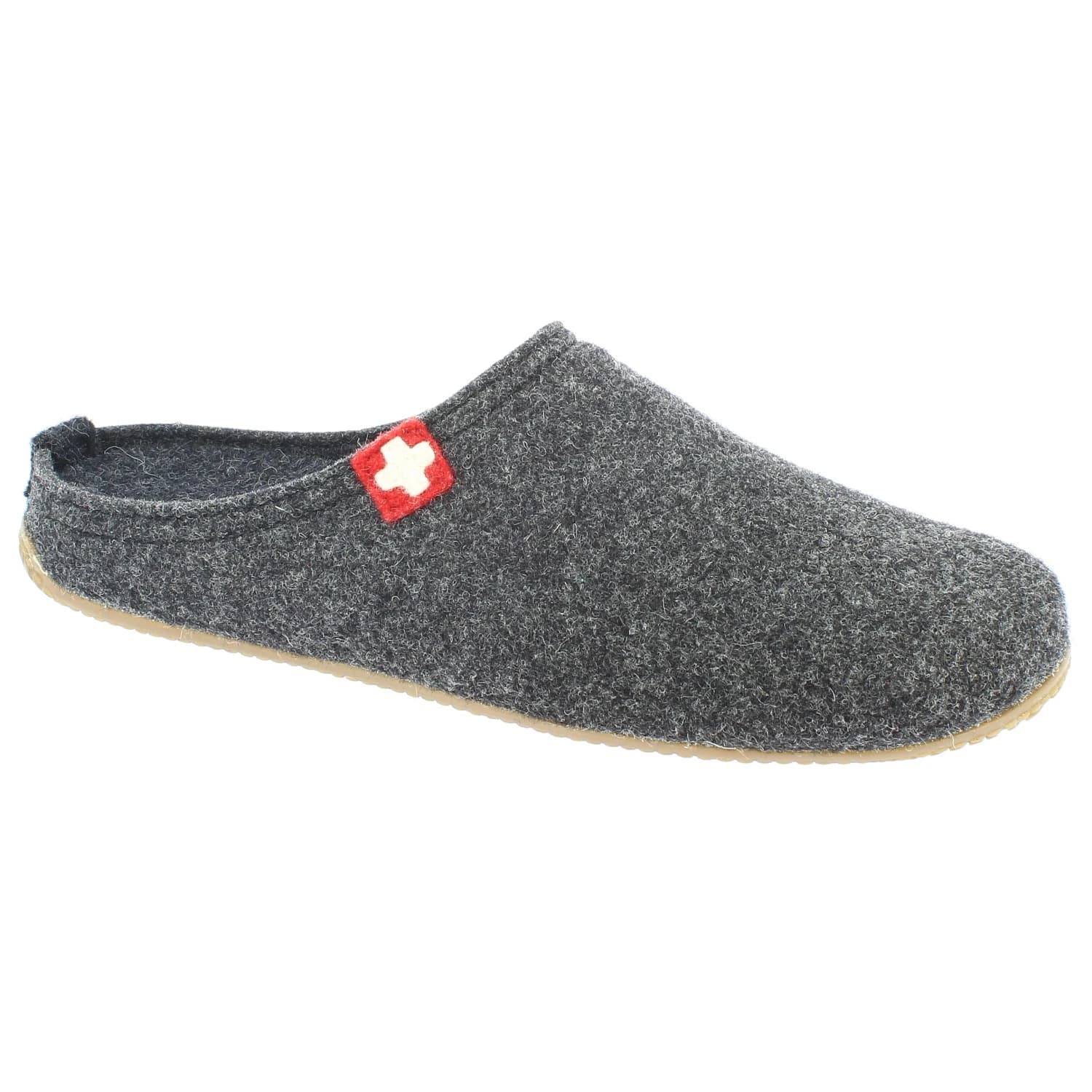 Пантофи Living kitzbühel Felt Slippers Swiss Cross No. 3886 Slippers - Anthra