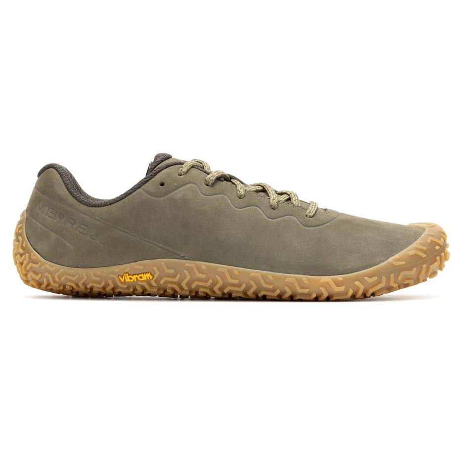 Мъжки обувки barefoot Merrell Vapor Glove 6 Leather Barefoot shoes - Olive