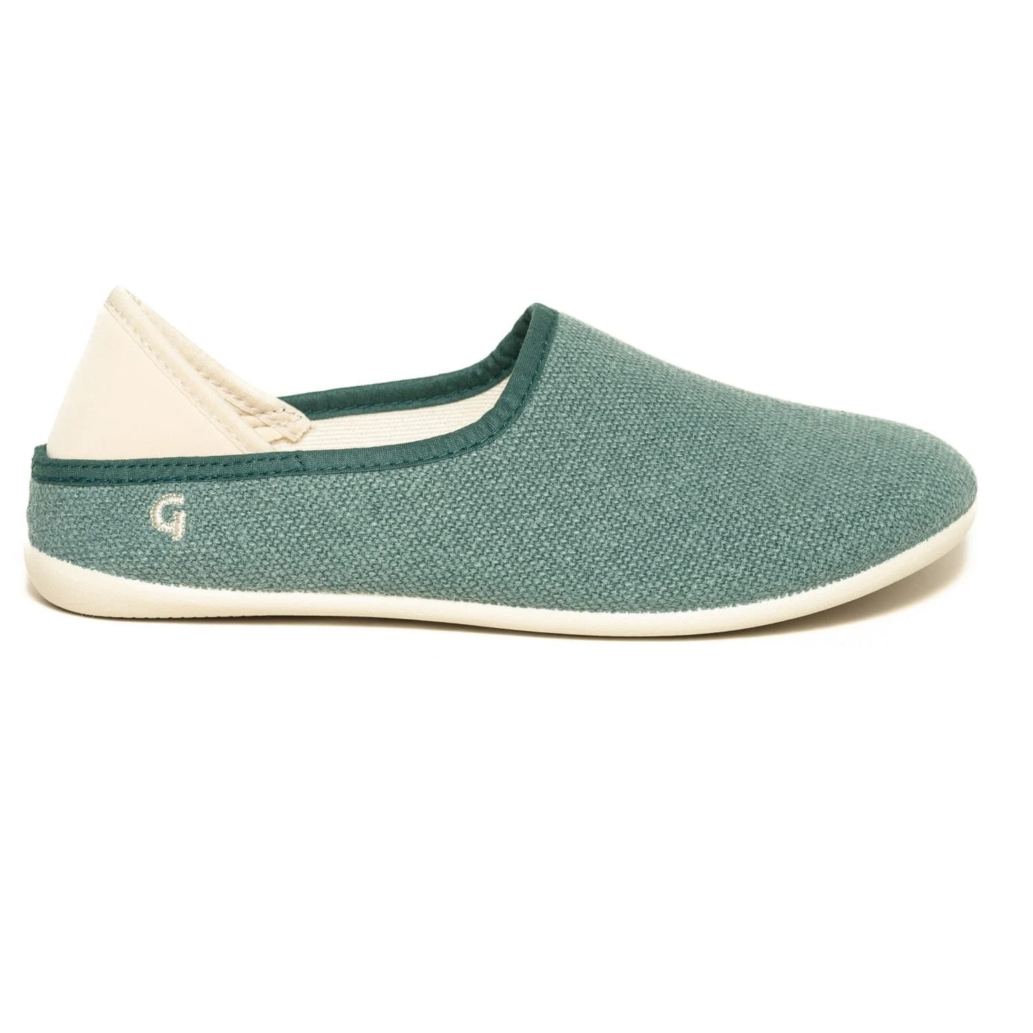 Пантофи Gottstein Linen Slip-On Slippers - Oceangreen