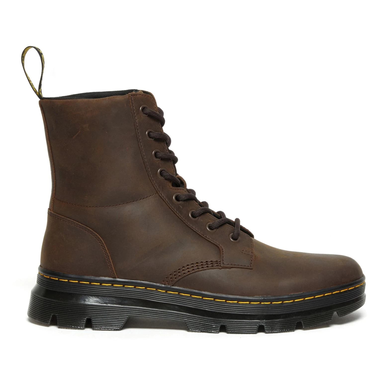 Ежедневни боти Dr. Martens Combs Leather Crazy Horse Casual boots - Dark Brown