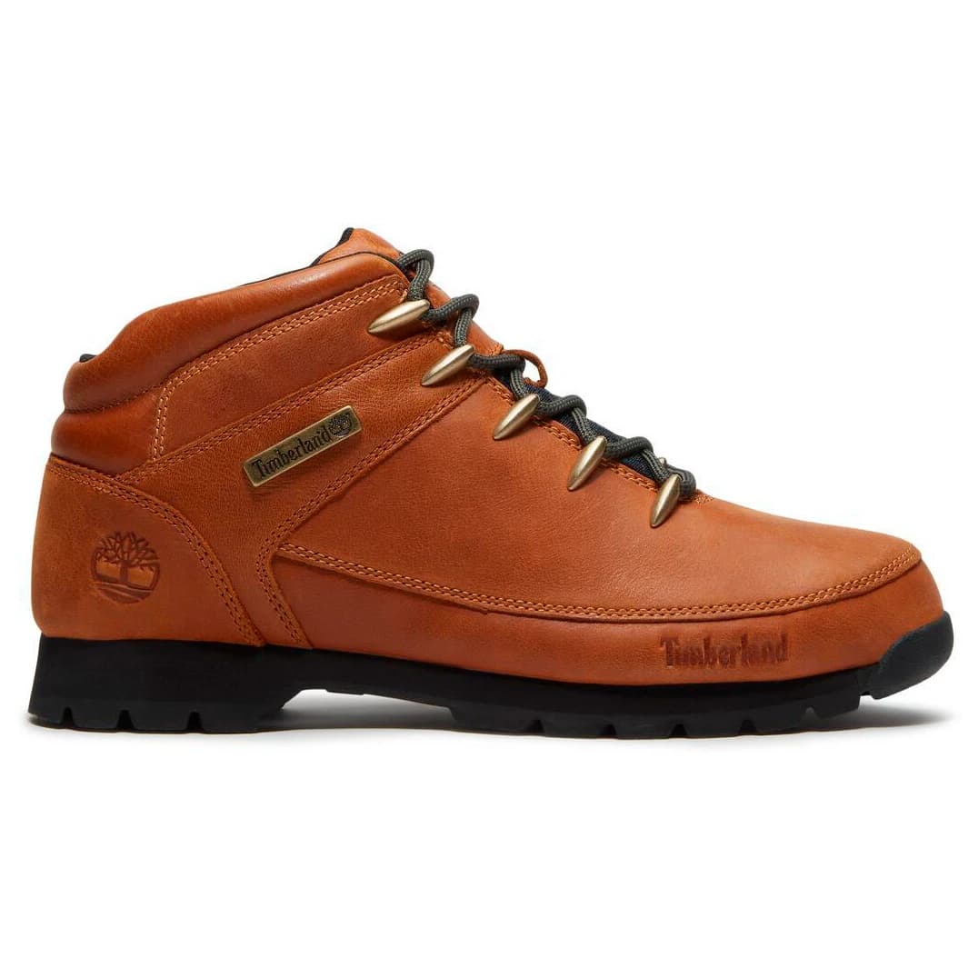 Мъжки ежедневни боти Timberland Euro Sprint Mid Lace Up Boot Casual boots - Wheat / Full Grain / W Black