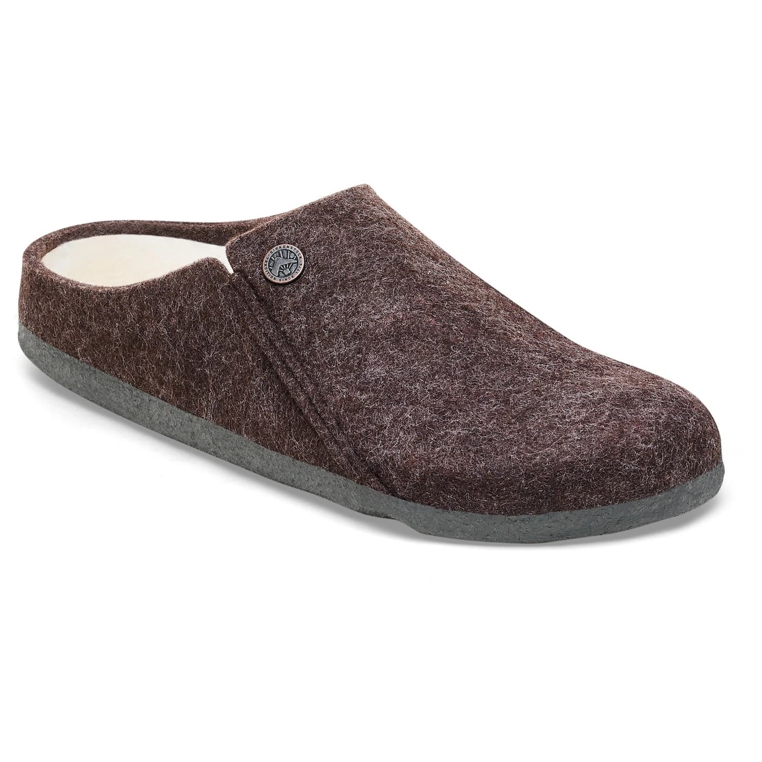 Пантофи Birkenstock Zermatt Shearling Wool Felt Slippers - Mocca