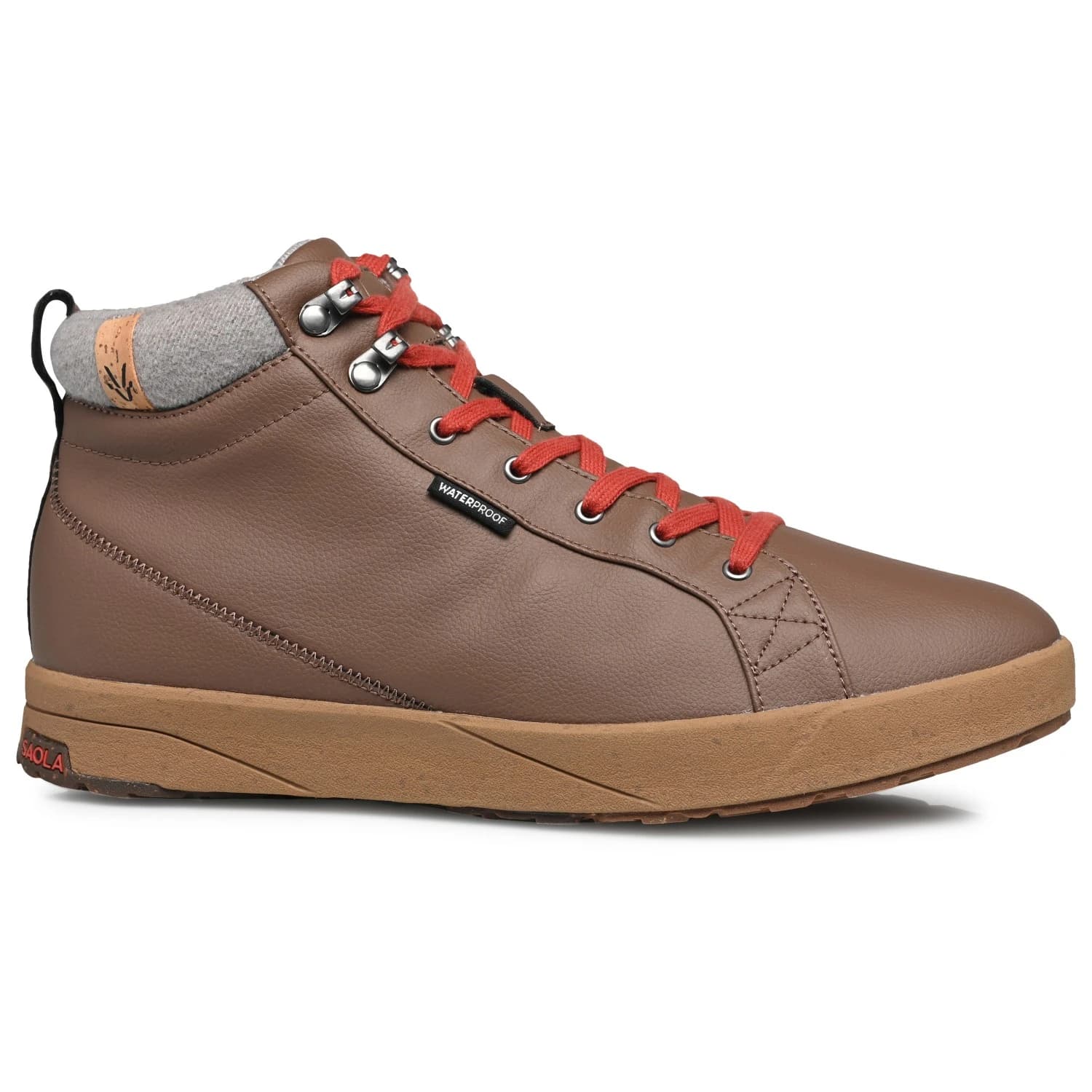 Мъжки ежедневни боти Saola Bergen Waterproof Warm Casual boots - Chocolate