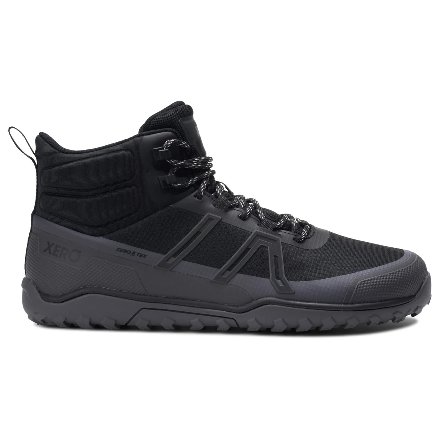 Мъжки обувки barefoot Xero Shoes Scrambler Trail Mid WP Barefoot shoes - Black / Asphalt