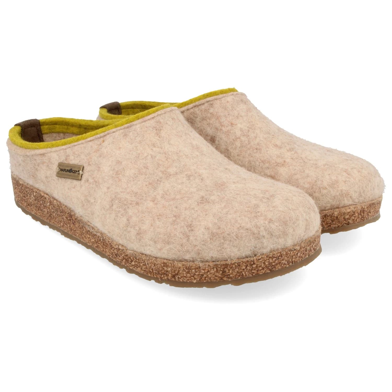 Пантофи Haflinger Grizzly Kris House slippers - Beige Melange Eco