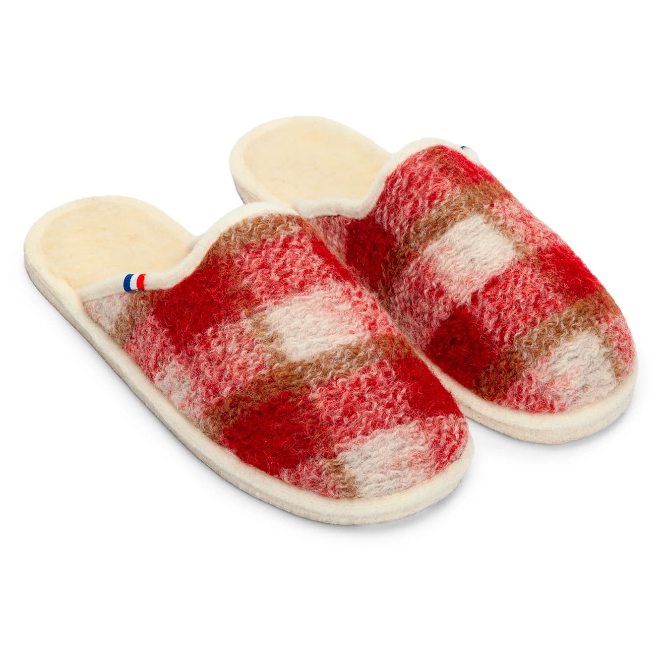 Пантофи Espadrij Chausson Woolcheck House slippers - Rouge Check