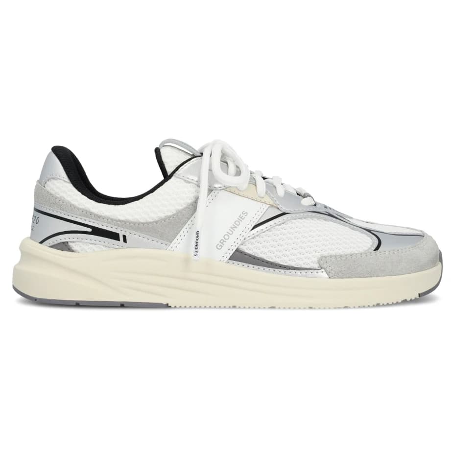 Обувки barefoot Groundies Starlite 2.0 Barefoot shoes - White / Silver / Black